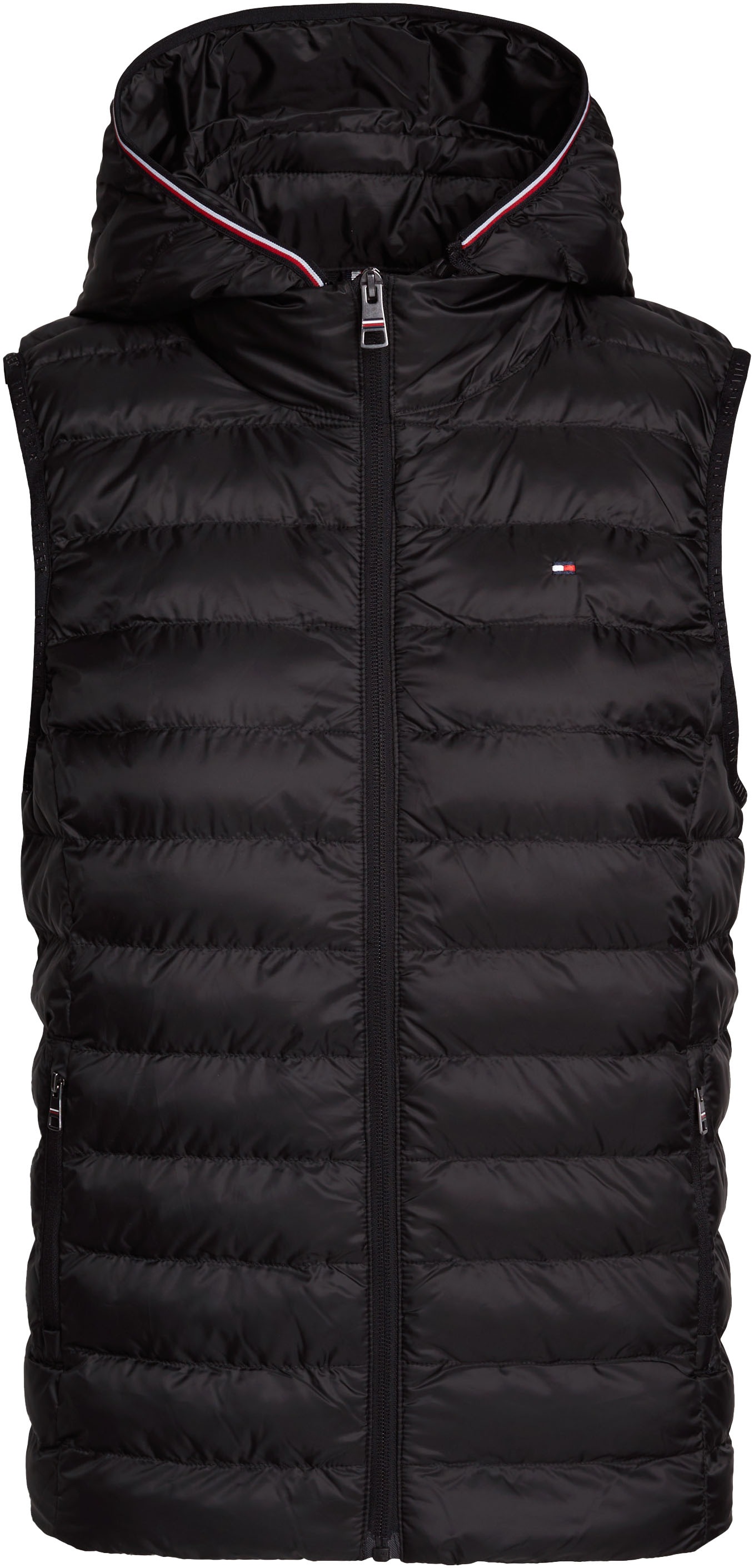 Tommy Hilfiger Steppweste »LW PADDED GLOBAL STRIPE VEST«, (Global Serie TH WOMEN), Reißverschlusstaschen