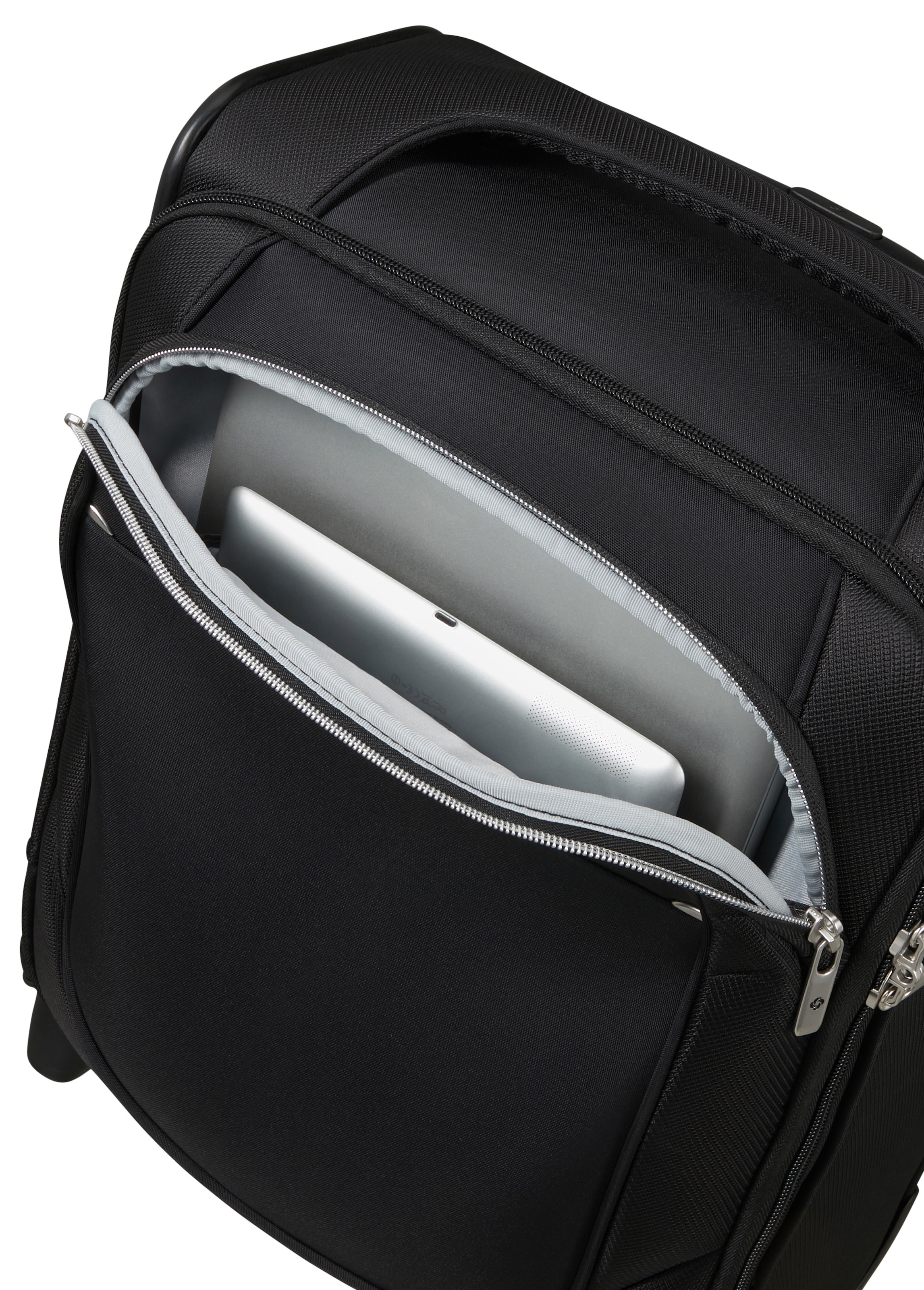 Samsonite Weichgepäck-Trolley »RE-LITE, 45 cm«, (Set, 2 St., mit Packwürfel), 2 Rollen, Underseater Handgepäck TSA-Schloss Reisekoffer Laptopfach