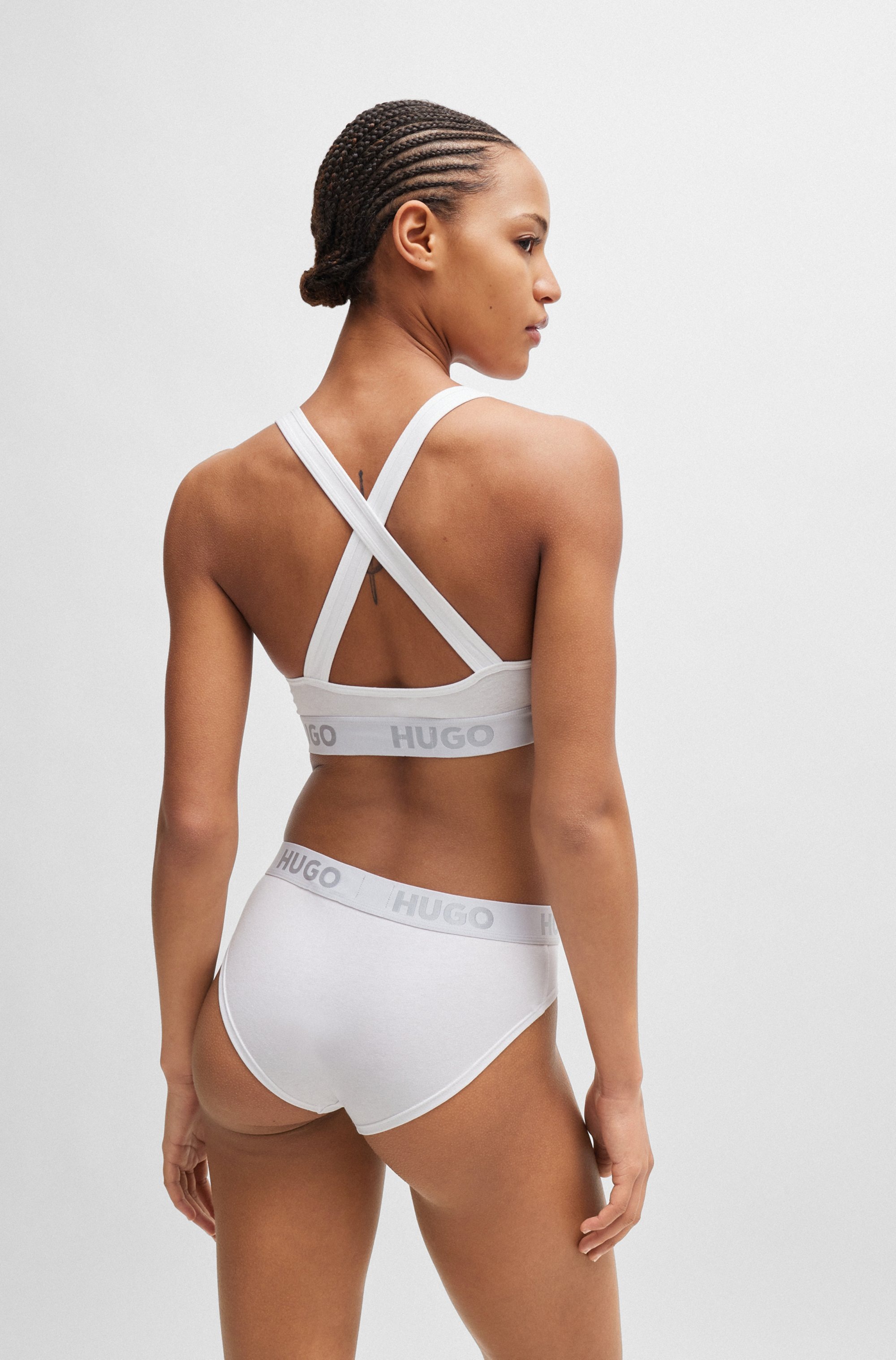 HUGO Underwear Bralette-BH »BRALETTE PADDED SPOR«, mit elastischem Bund