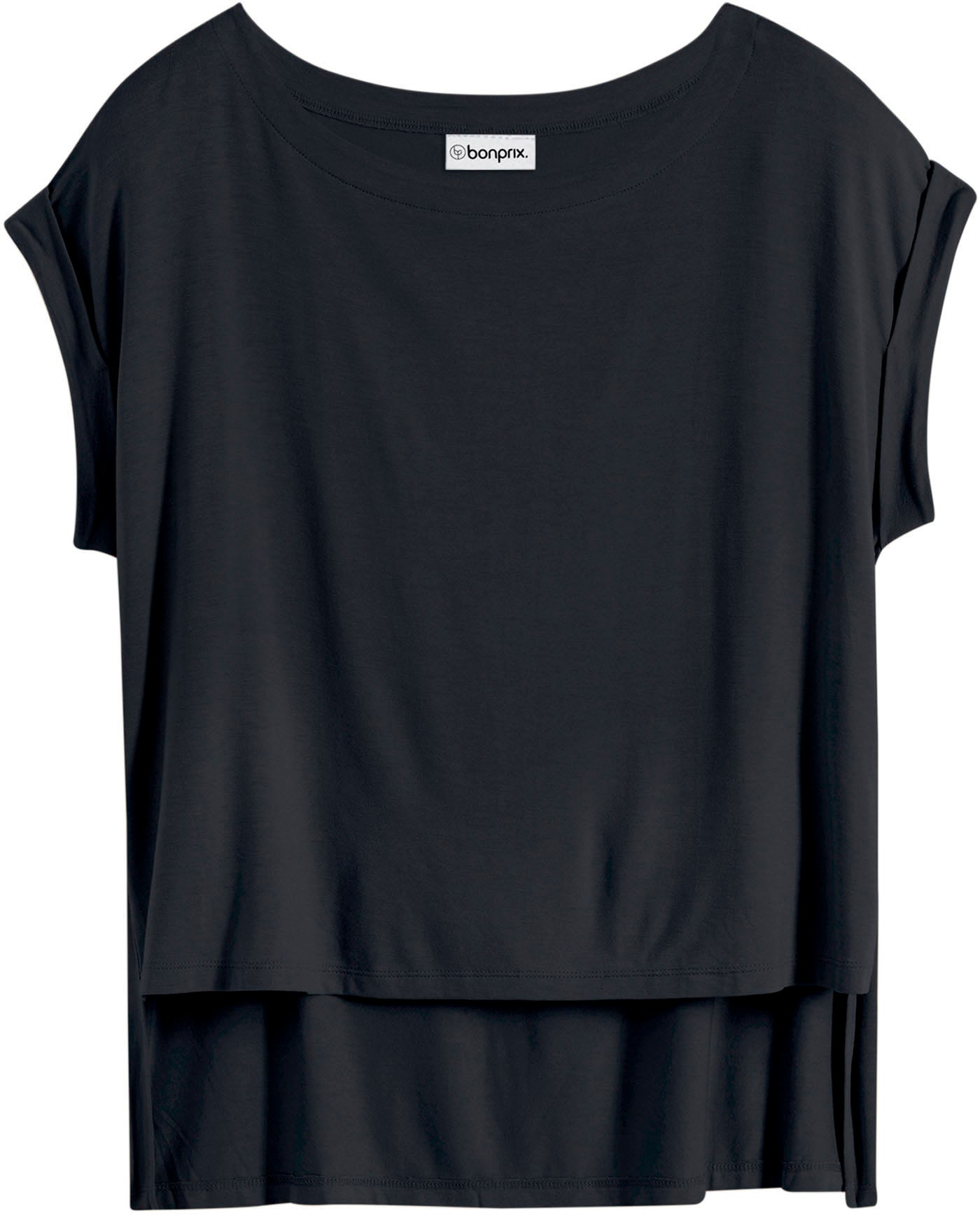 bonprix Oversize-Shirt »Oversize-Shirt aus fließender Viskose« oversize Passform, Kurzarm, für warme Tage, aus Viskose