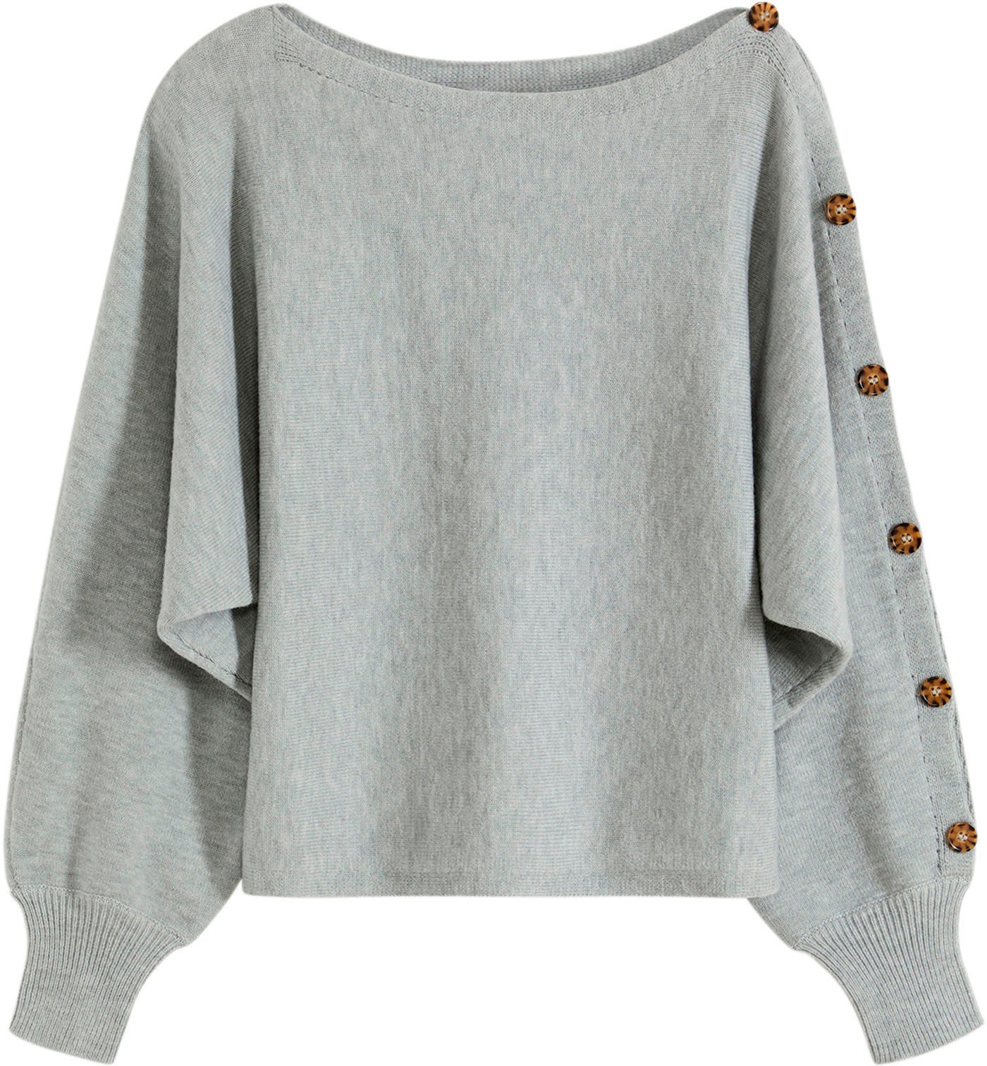 bonprix Strickpullover »Pullover« aus Polyester und Polyamid, bequeme Passform