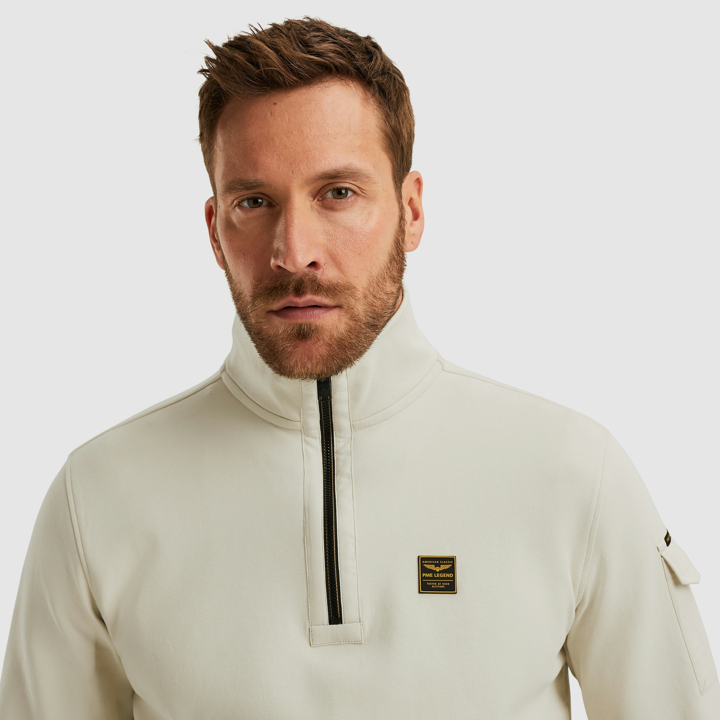 PME LEGEND Sweatshirt, mit Logo Stickerei
