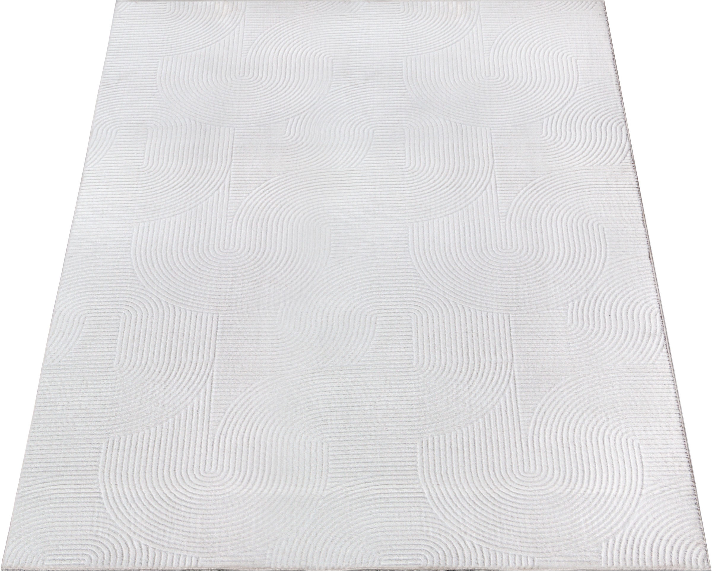 OTTO home Designteppich »Zoelle 3D Optik/Hoch-Tief Effekt« rechteckig 8 mm Höhe mit Anti-Rutsch-Rücken, angenehm weich, Teppich Wohnzimmer Boho Design