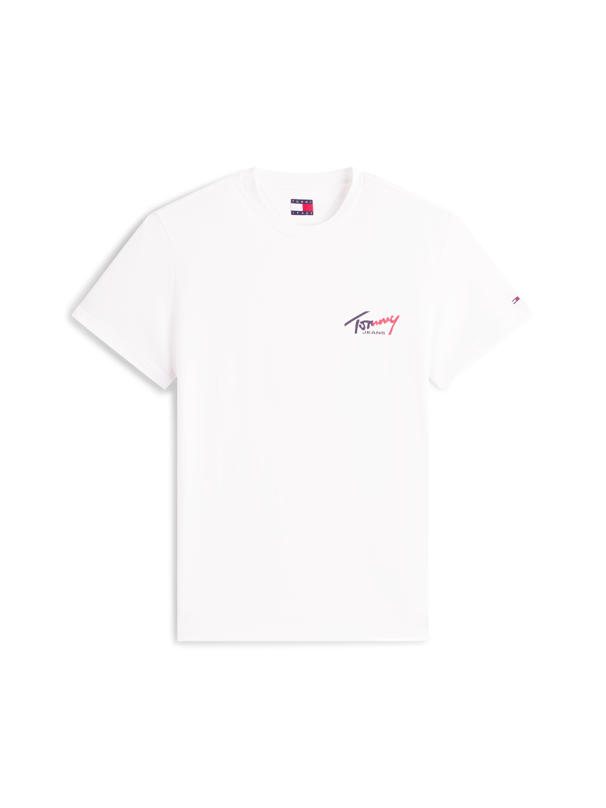 Tommy Jeans T-Shirt »TJM SLIM FIT SIGN CHEST« mit Markenprint
