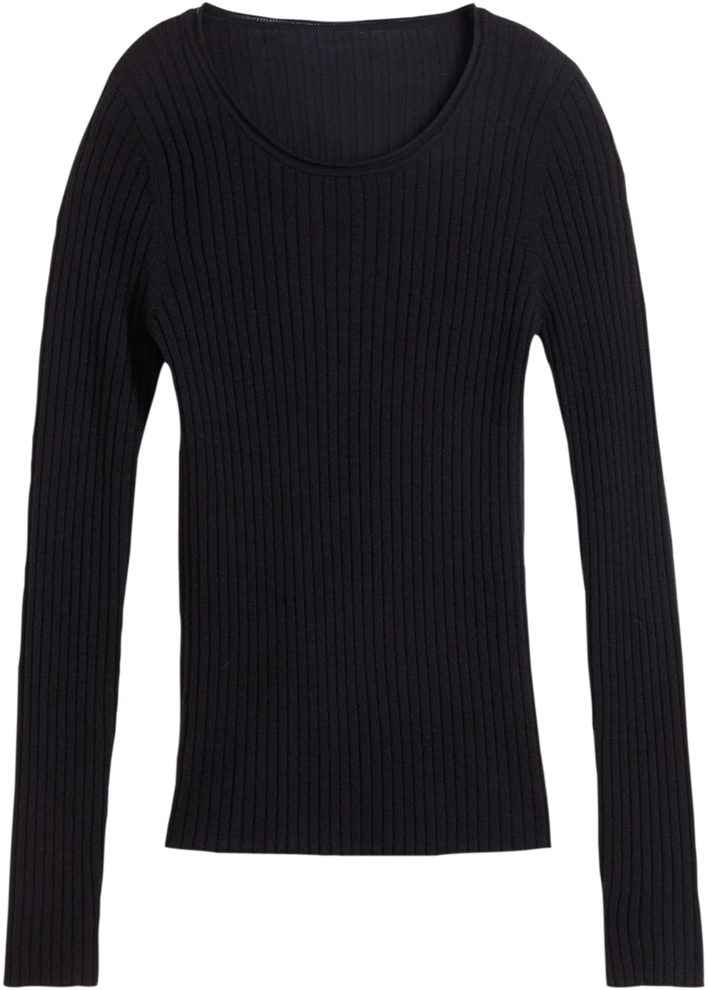 bonprix Strickpullover aus Merinowolle, Langarm, für Frühling und Sommer, schmale Passform