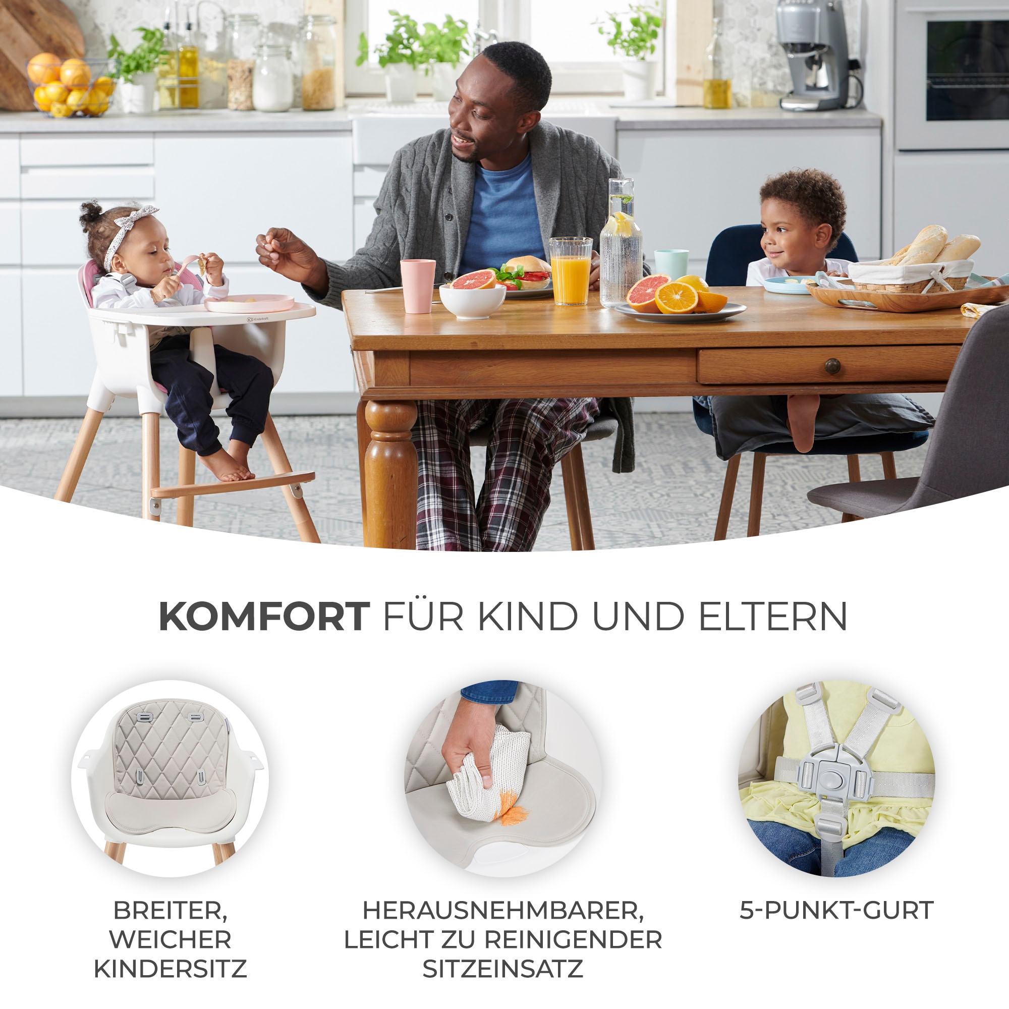 Kinderkraft Hochstuhl »SIENNA«