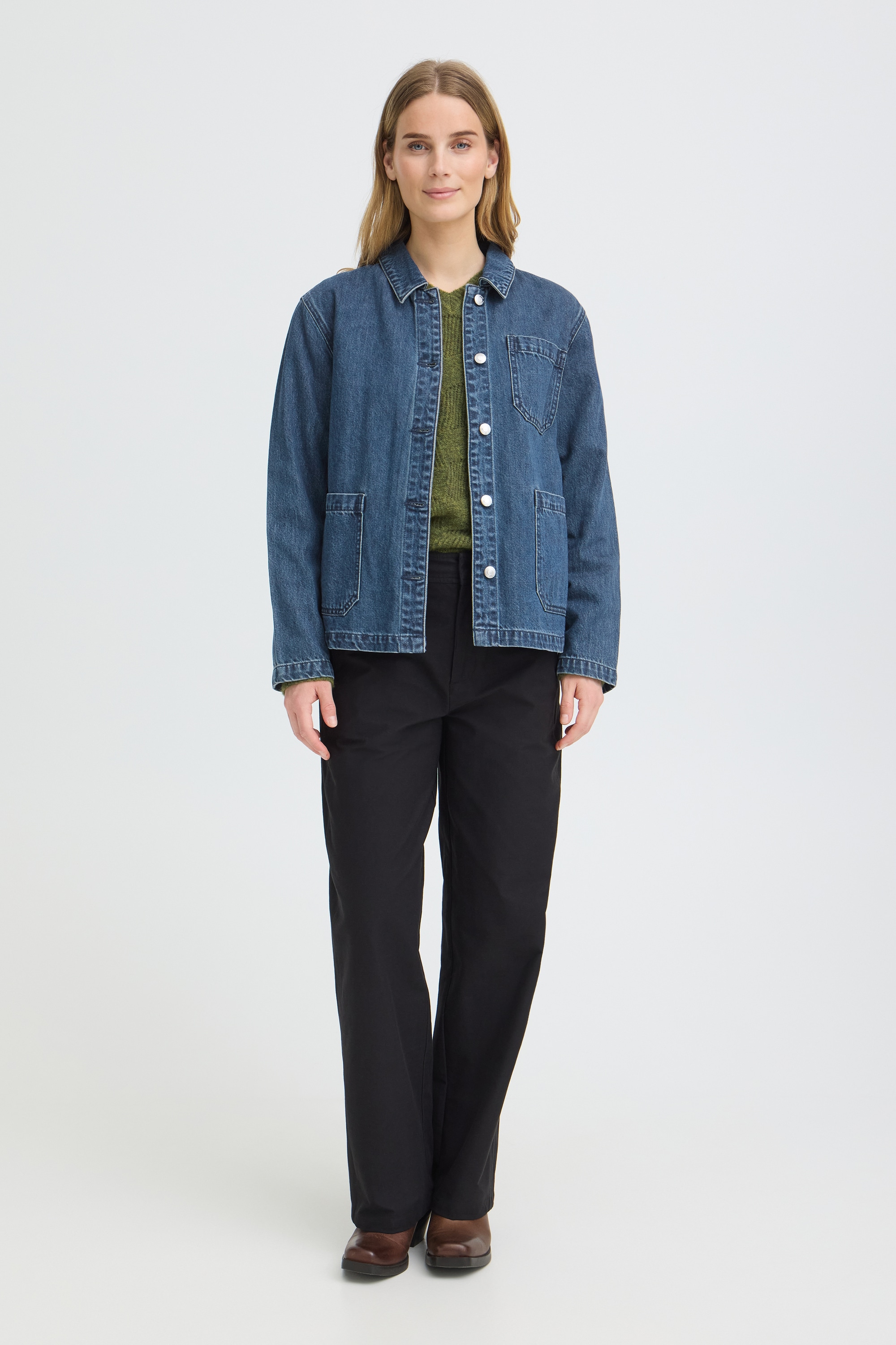 Pulz Jeans Jeansjacke »Damen Jeansjacke PZGIANNI«