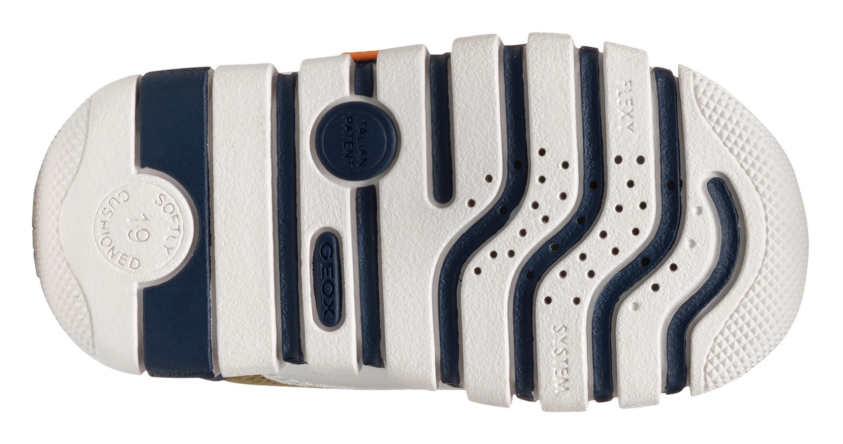 Geox Lauflernschuh »B IUPIDOO BOY«, Klettschuh, Babyschuh, Sneaker in bunter Farbkombination