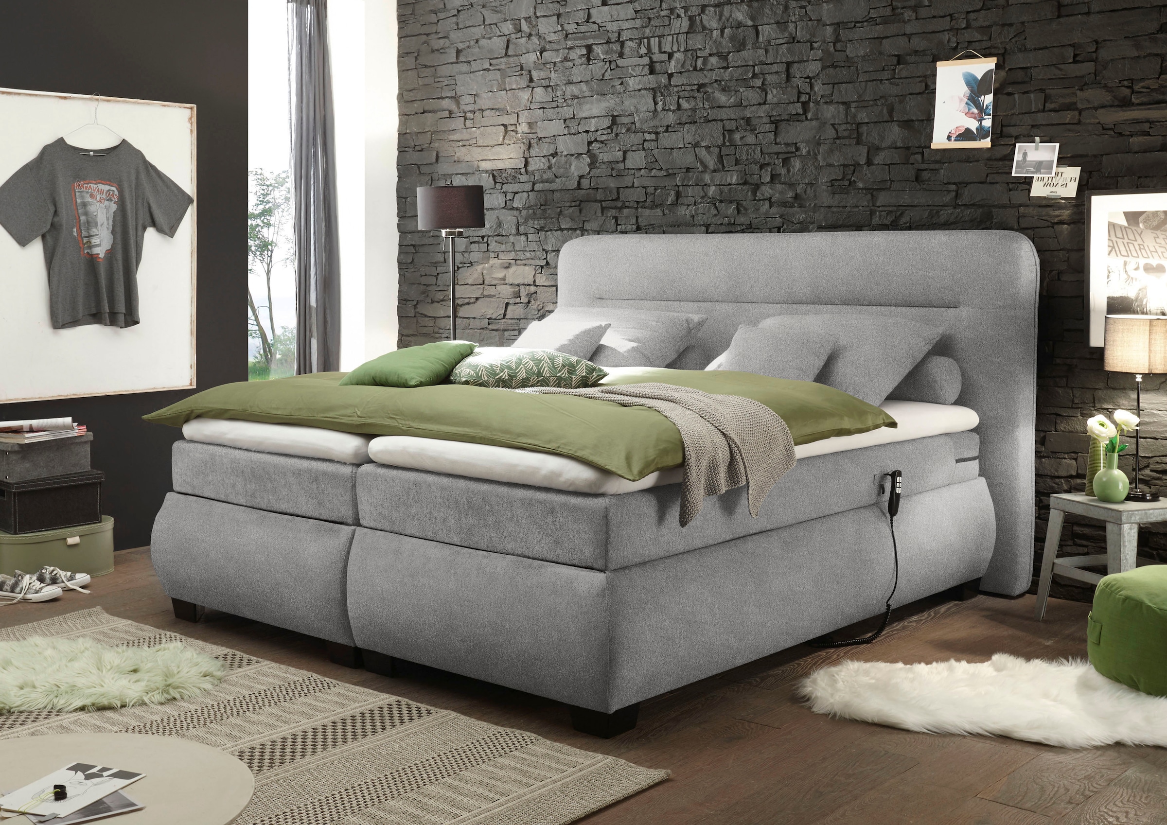 Boxspringbett »Evolution«, inkl. Motor und Topper