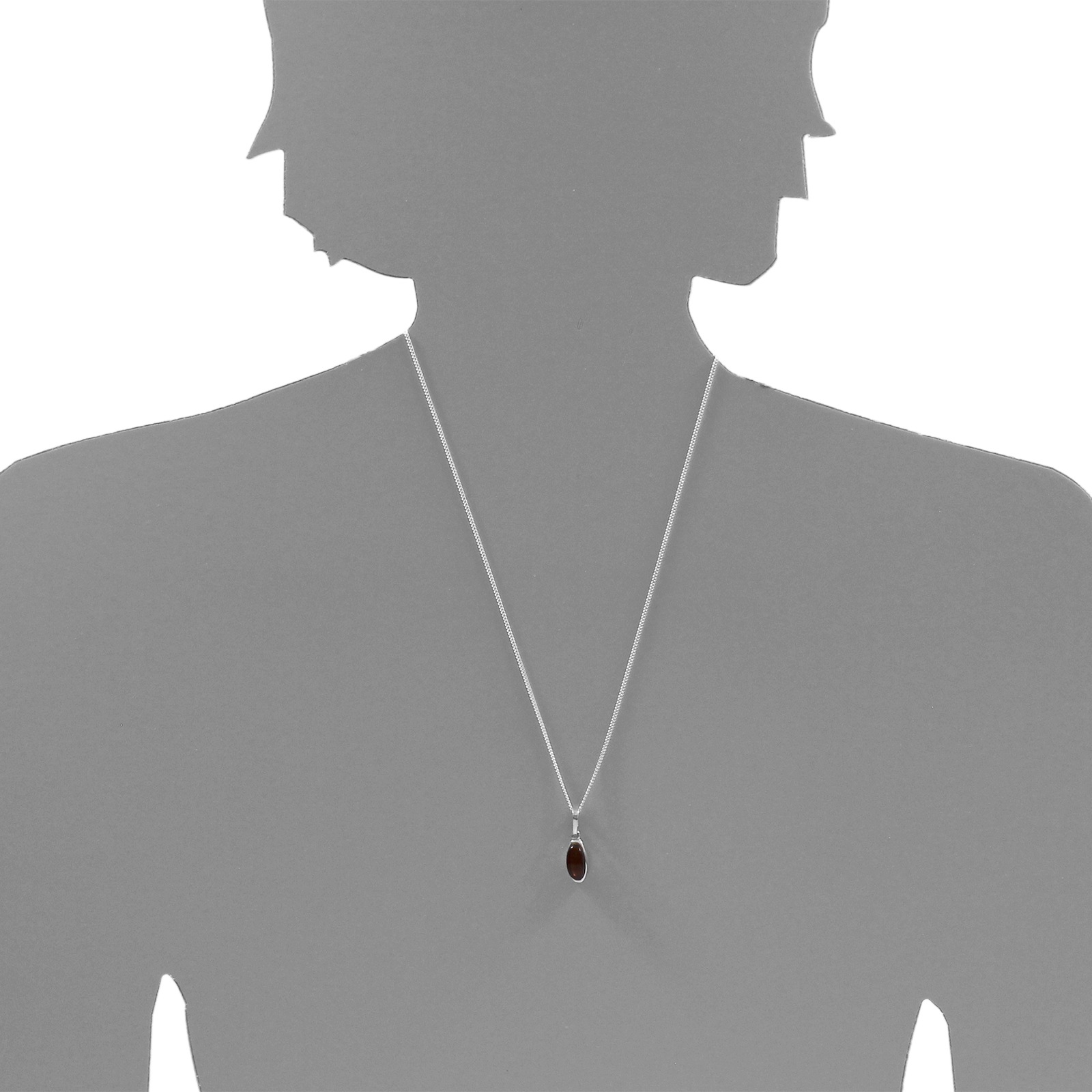 OSTSEE-SCHMUCK Kettenanhänger »- Neele - Silber 925/000 - Bernstein«