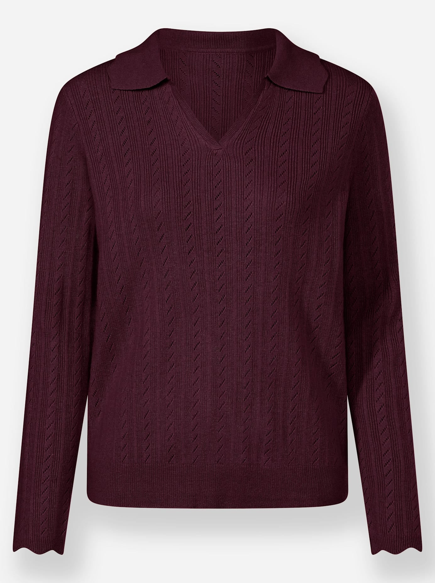 Inspirationen Polokragenpullover »Polopullover«