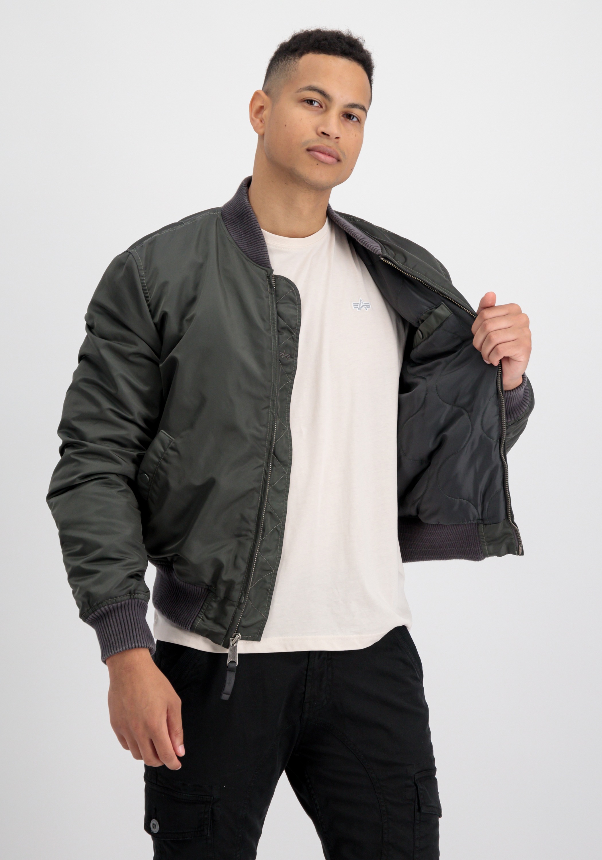 Alpha Industries Bomberjacke »Alpha Industries Men - Bomber Jackets MA-1 VF Authentic Overdyed«