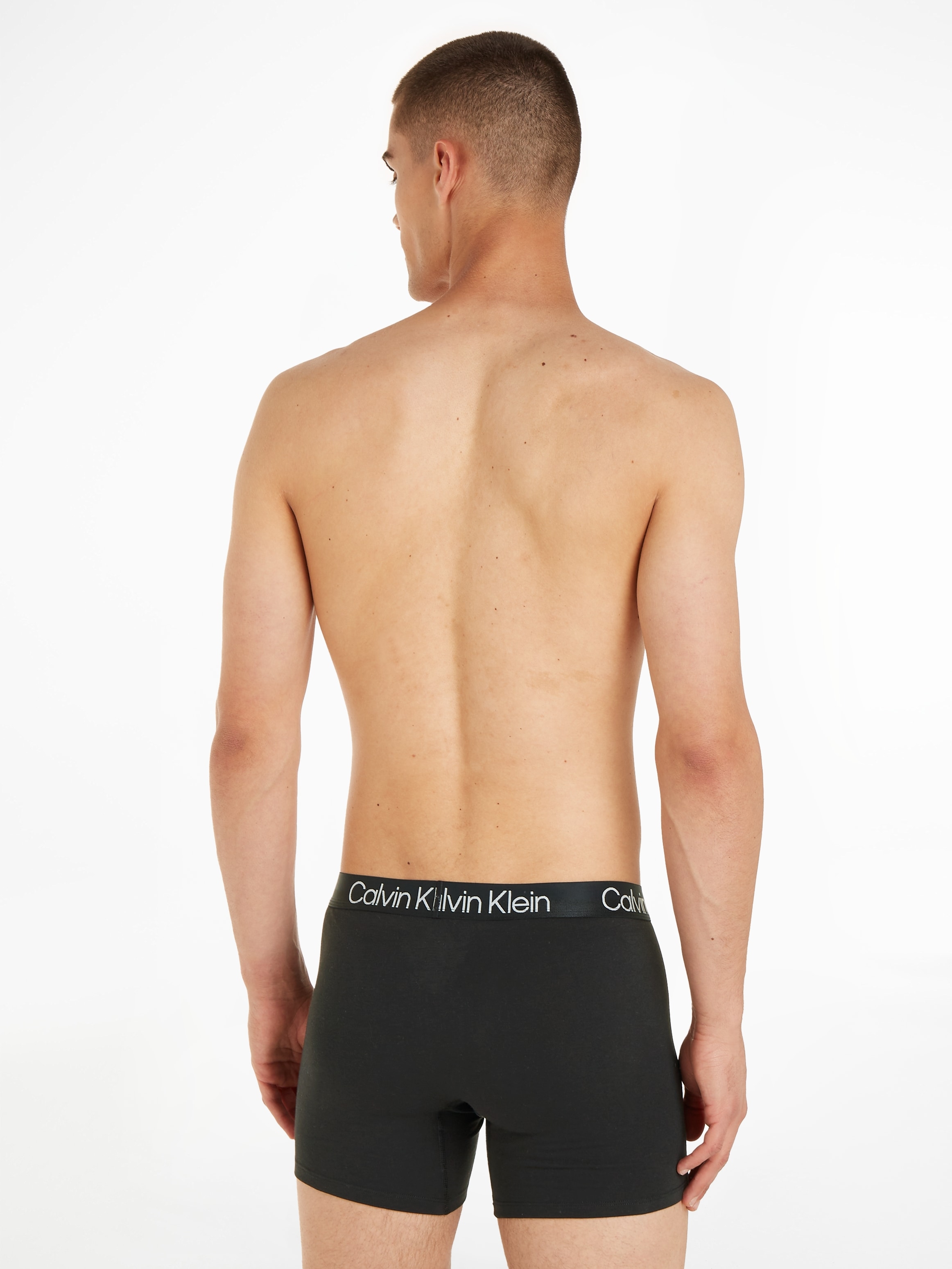 Calvin Klein Underwear Boxer, (Packung, 3 St.), mit Logoschriftzug auf dem Bund