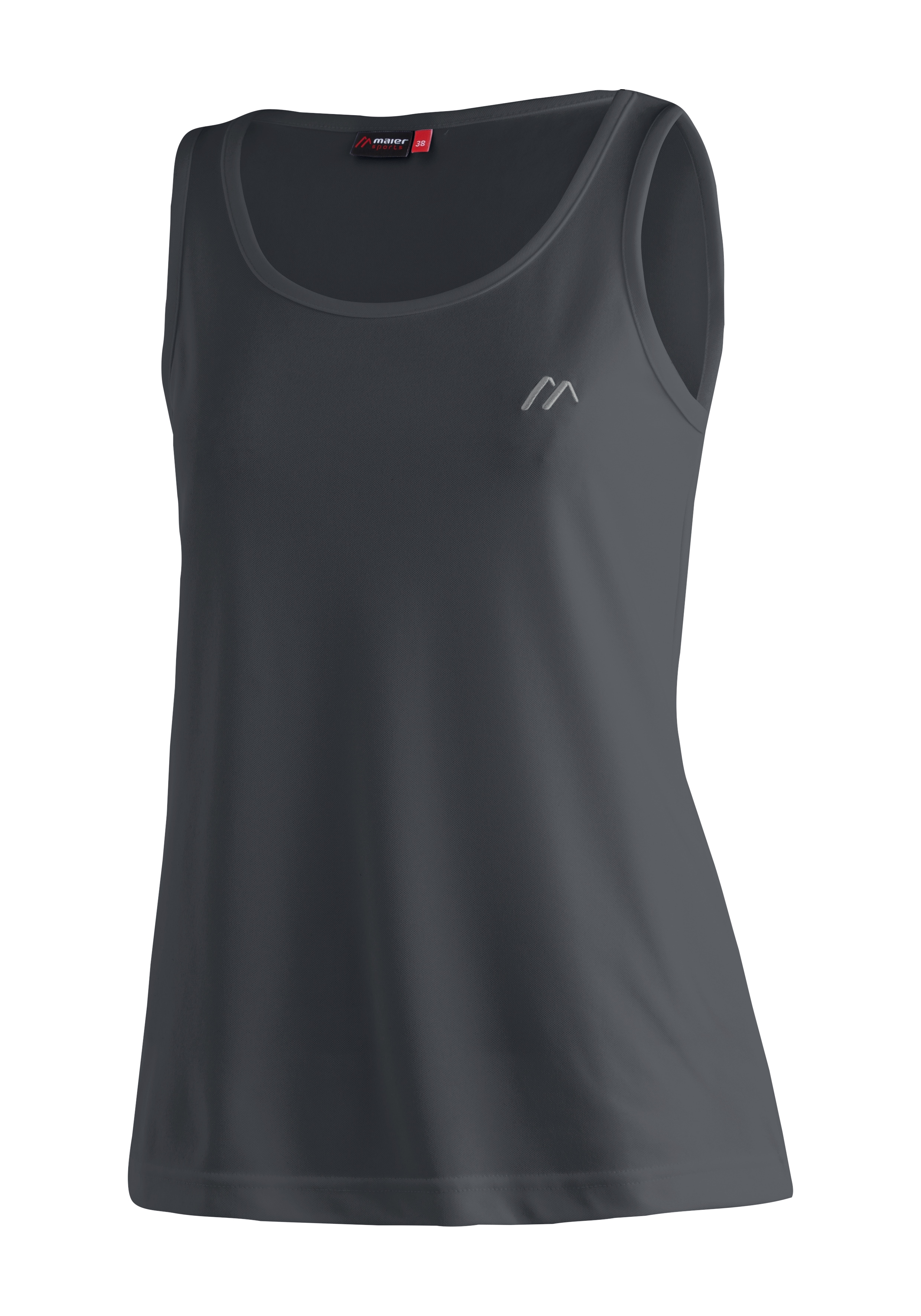 Maier Sports Damen Funktionsshirt »Petra« Damen Tank-Top für Sport und Outdoor-Aktivitäten in schwarz, Größe 46