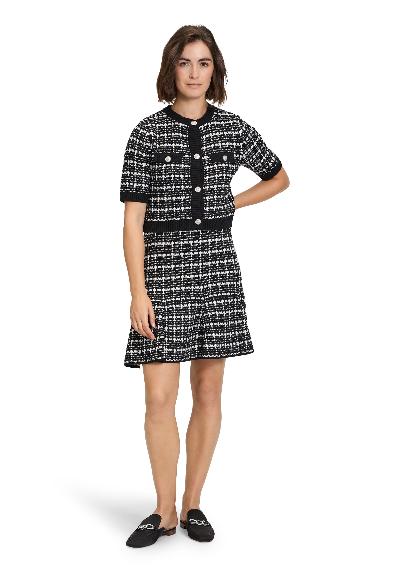 Vera Mont Strickkleid »Strickkleid mit Volant«