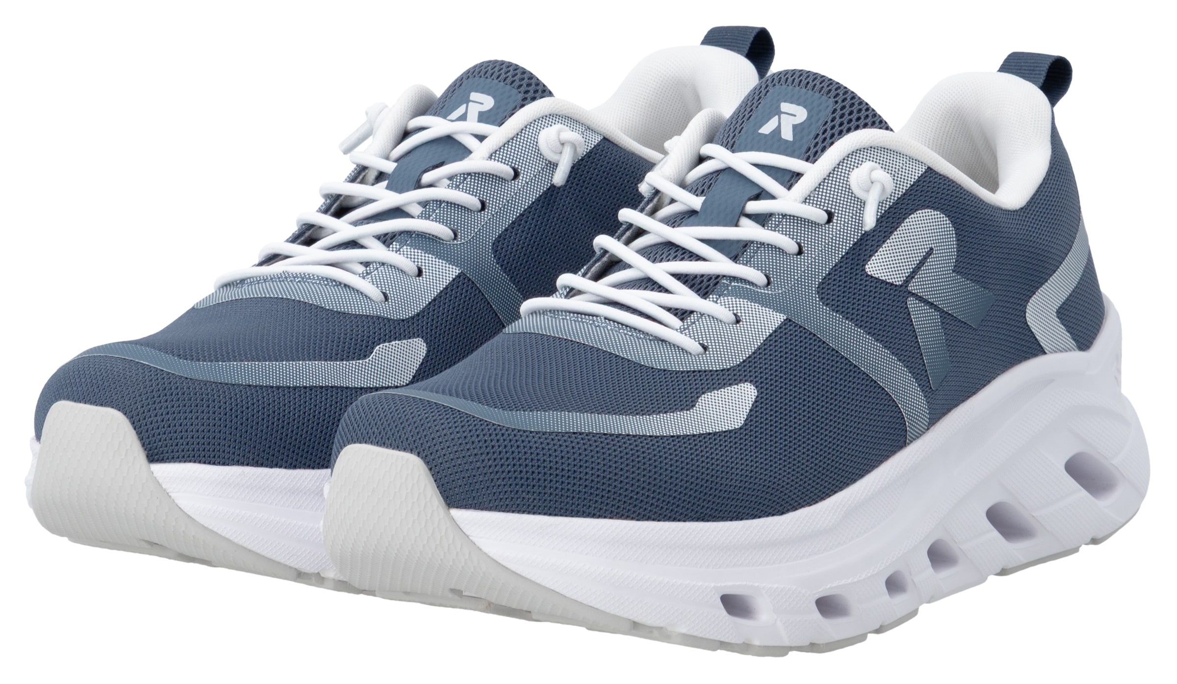 RIEKER Sport Slip-On Sneaker  Sportschuh, Freizeitsneaker, Halbschuh zum Schlupfen