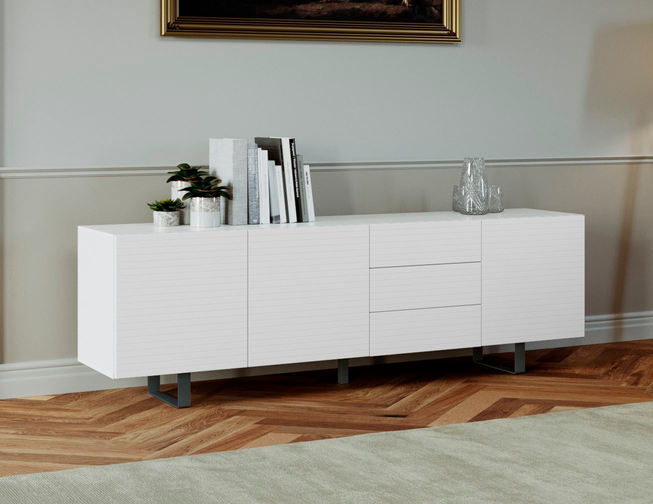DIVENTA Sideboard, Breite 220 cm