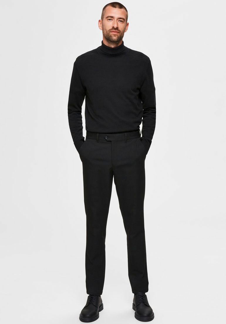 SELECTED HOMME Strickpullover »SLHBERG ROLL NECK NOOS«