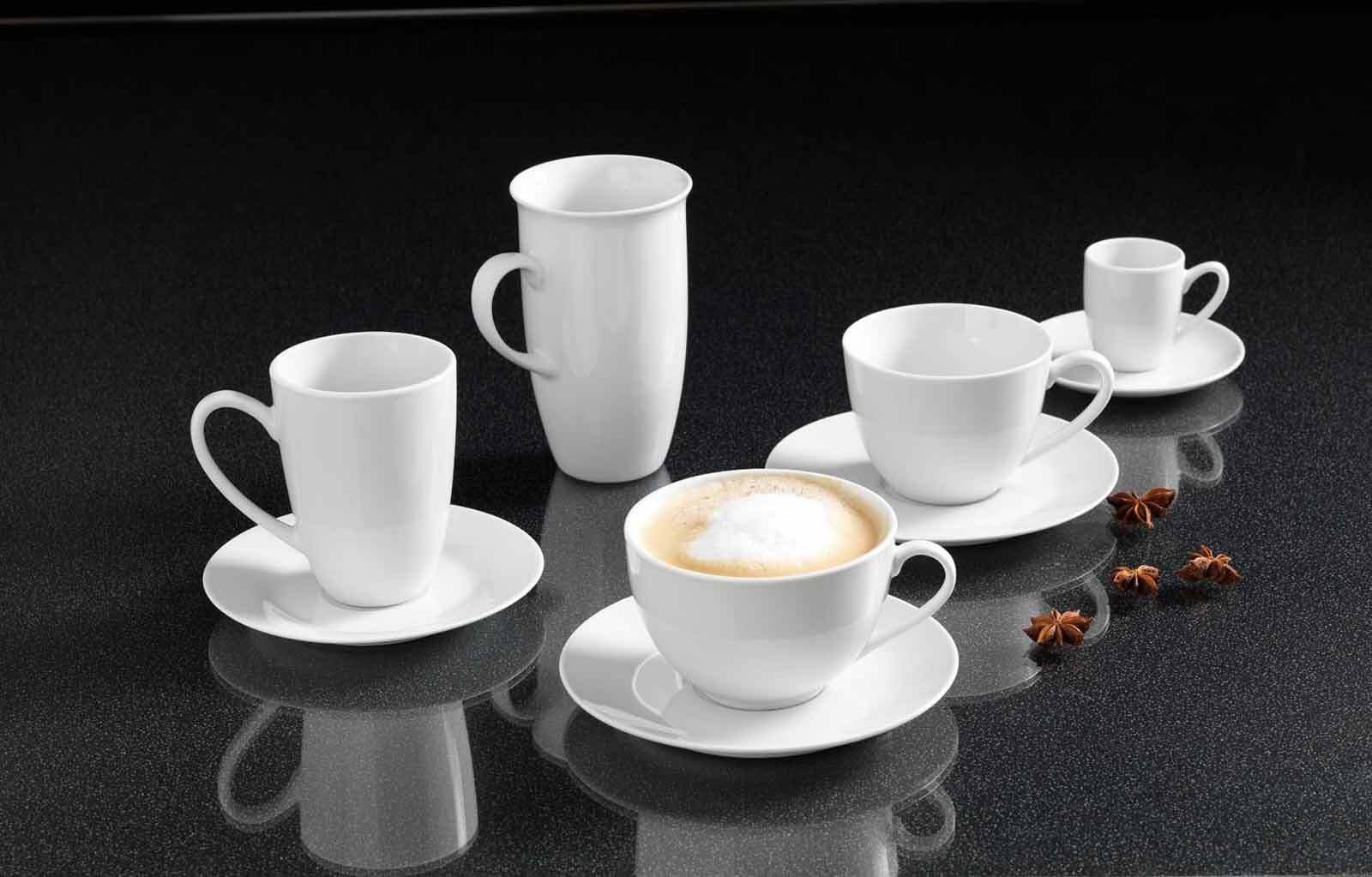 Ritzenhoff & Breker Untertasse »Kaffeeuntertassen Bianco ø 17.0 cm 6er Set weiß«