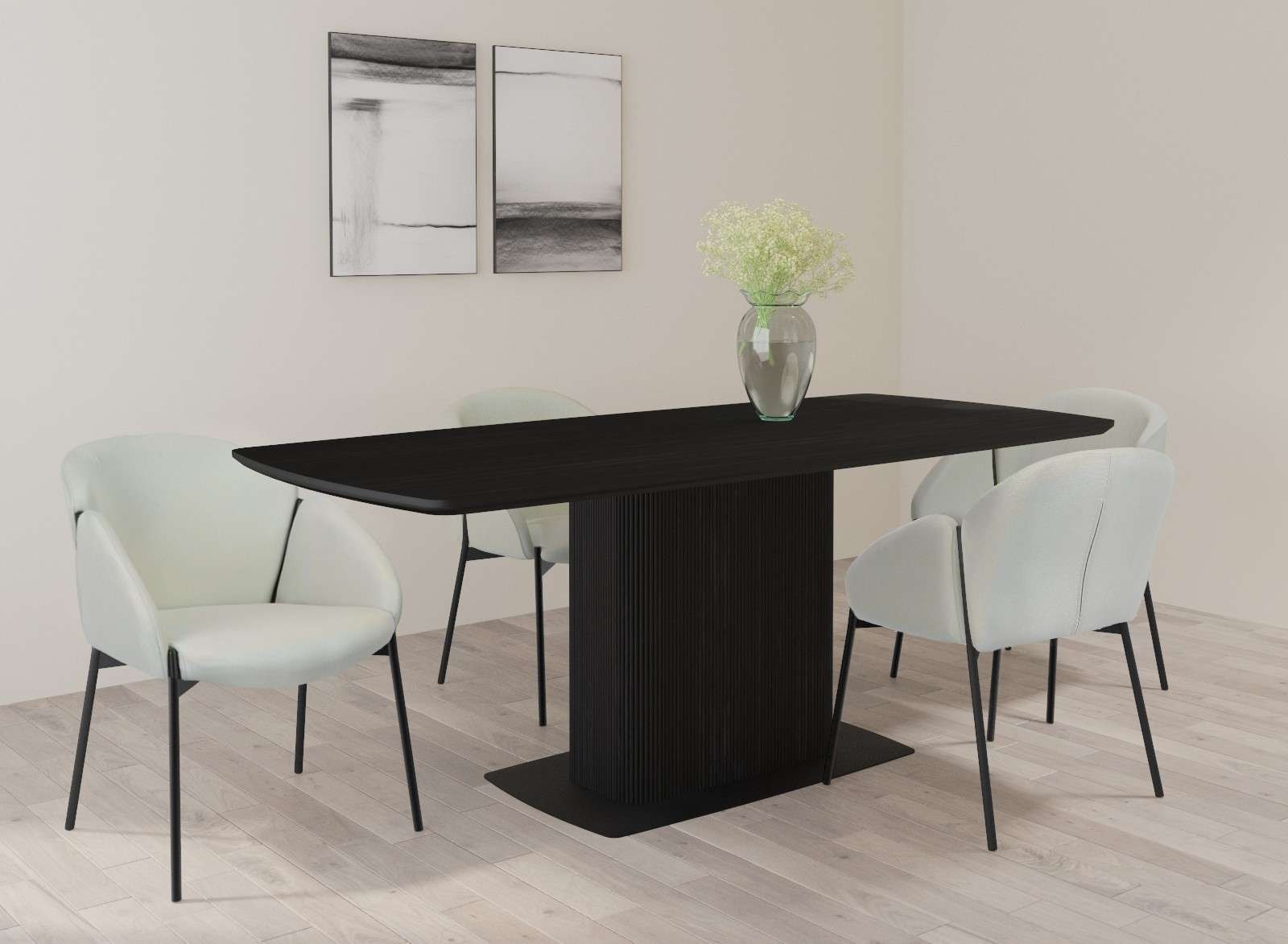 OTTO home Esszimmerstuhl »Westfox«, 2 St., gepolsterte Rückenlehne, Armlehne und Sitzfläche, Sitzhöhe 49 cm