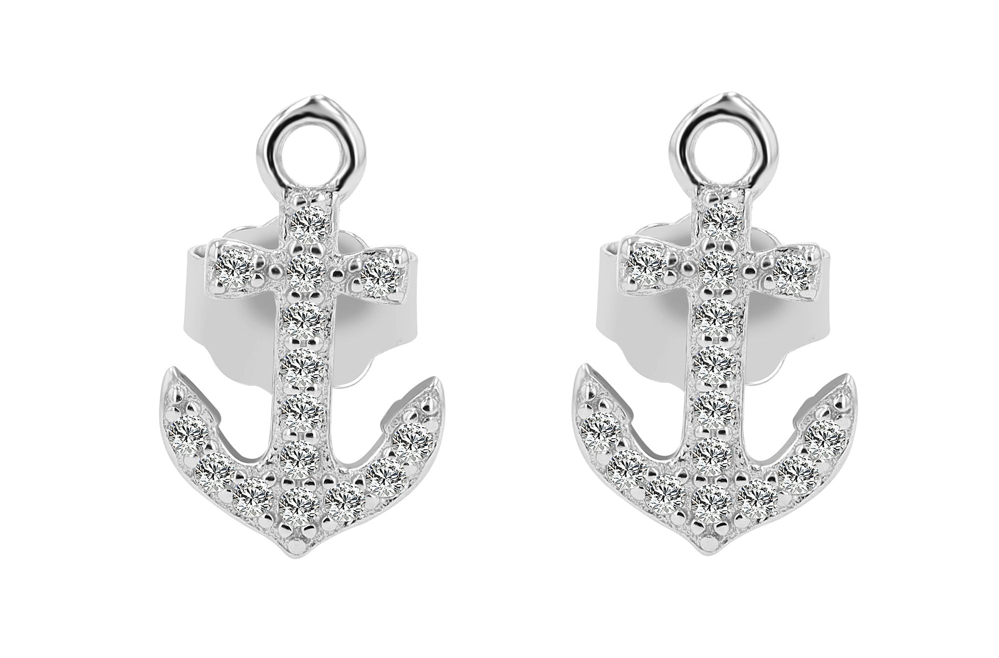 Adelia´s Paar Ohrstecker »Damen Ohrringe ¿ Ohrstecker aus 925 Silber«