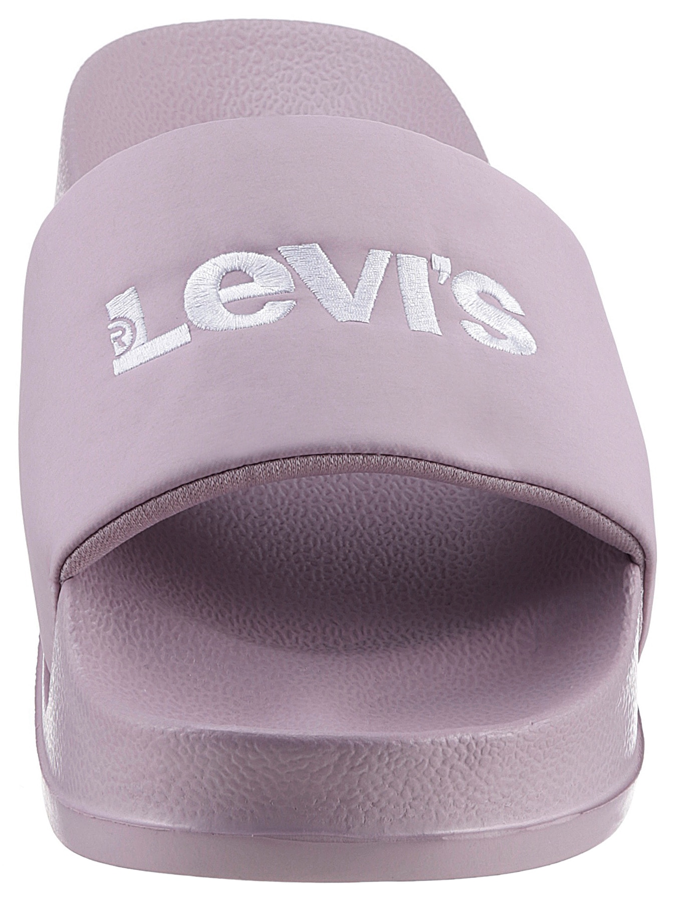 Levi's® Pantolette »JUNE S BOLD PADDED«, Plateau, Sommerschuh, Schlappen mit Logoschriftzug