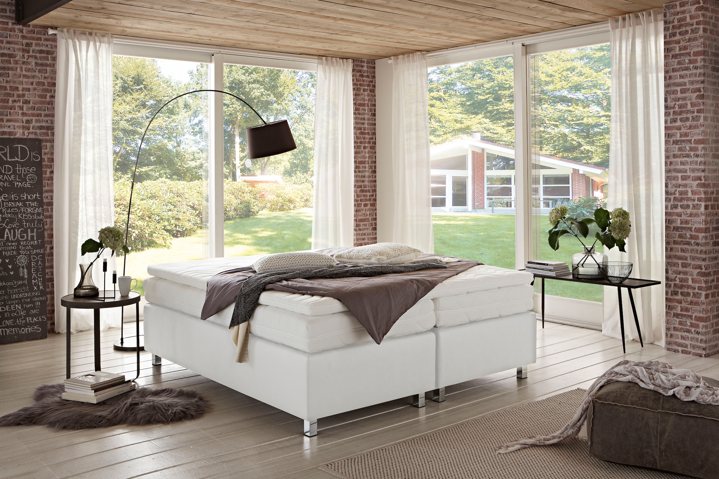 Westfalia Schlafkomfort Boxspringbett »London in den Breiten 160x200, 180x200cm & 200x200cm«