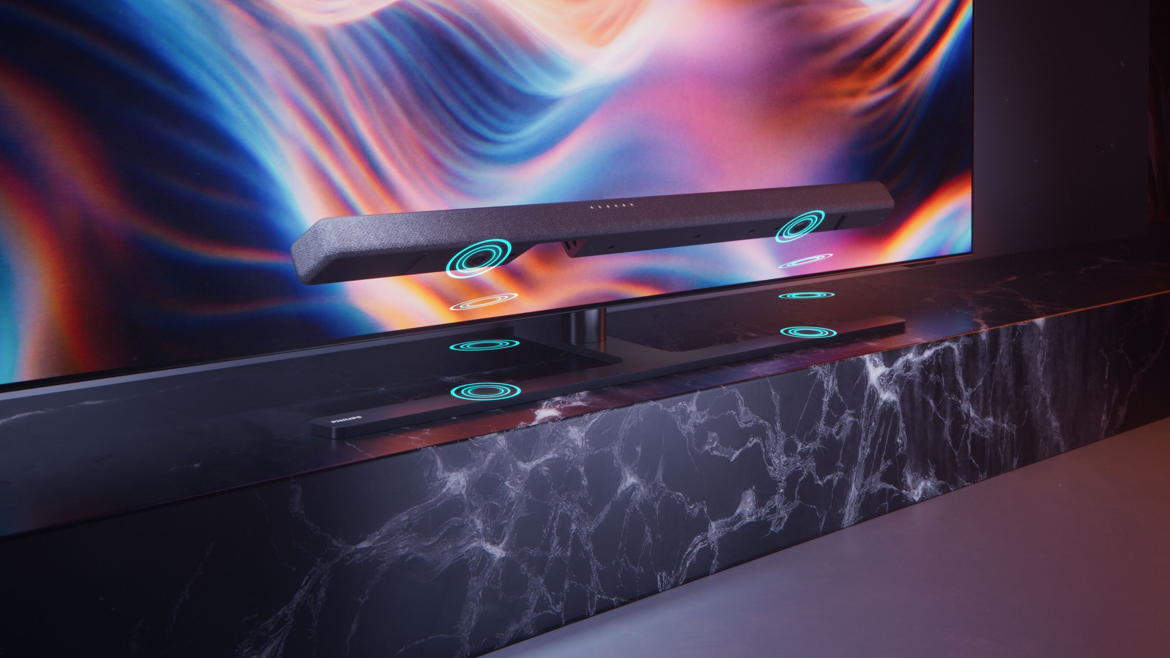 Philips Lautsprecher »TAB8301/10« 3.1.2 (A2DP Bluetooth | AVRCP Bluetooth | Bluetooth App-Steuerung | Bassregelung | Equalizer | Nacht Modus | USB-Wiedergabe 190 W)