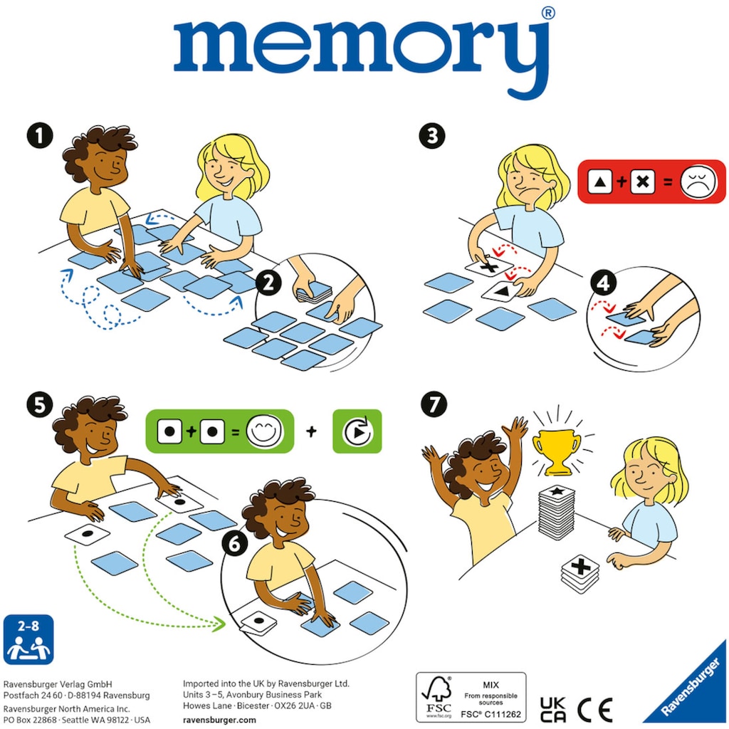 Ravensburger Spiel »memory® Tierkinder«, Made in Europe; FSC® - schützt Wald - weltweit