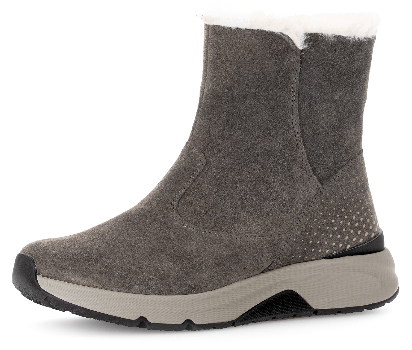 Gabor Rollingsoft Winterboots, Keilabsatz, Stiefelette mit der typischen rollingsoft-Laufsohle