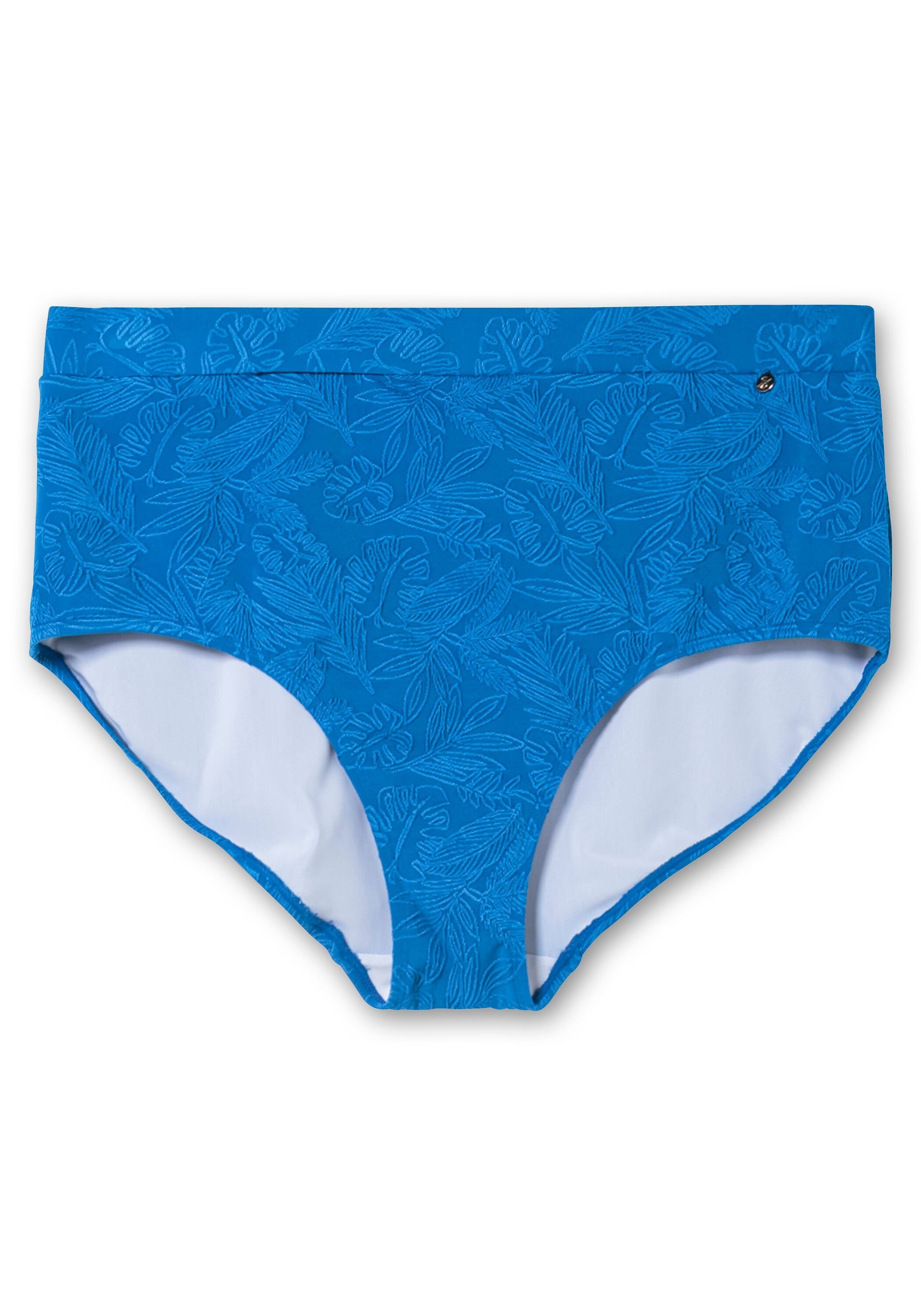Sheego Bikini-Hose »Hohe formende Bikinihose mit Blumen-Struktur«