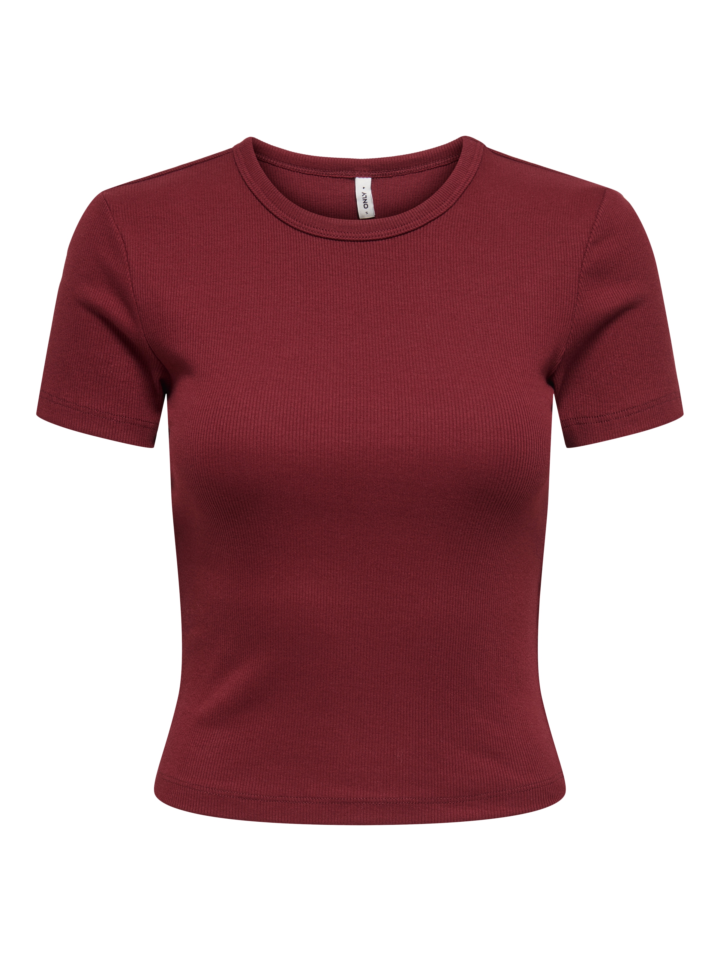 ONLY Kurzarmshirt »ONLVAL – Basic-Shirt mit Stretchkomfort für jeden Tag«, regular fit, modisch, Jersey, Baumwollmischung, Rundhals