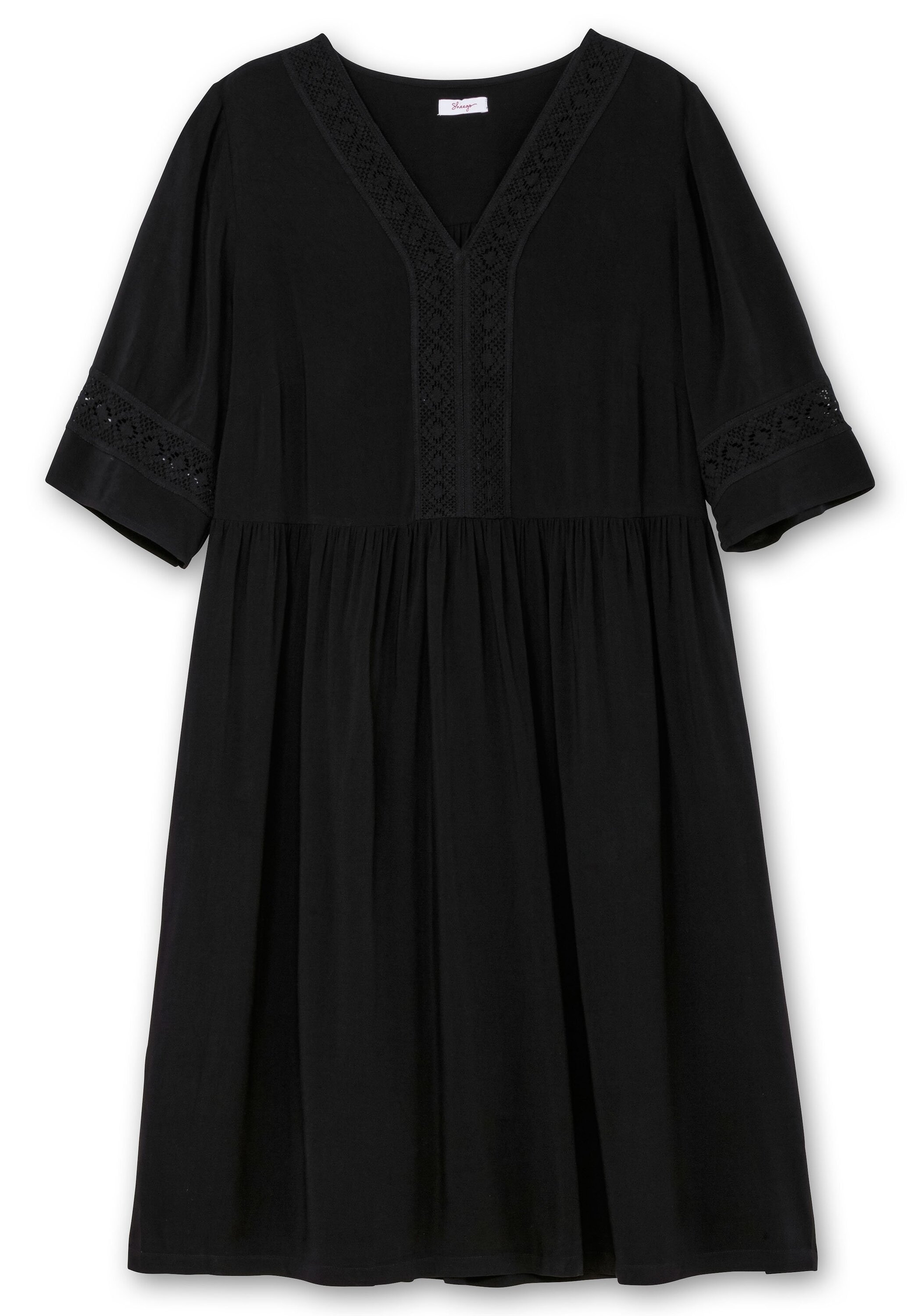 Sheego Sommerkleid »Kleid mit Häkelspitze«