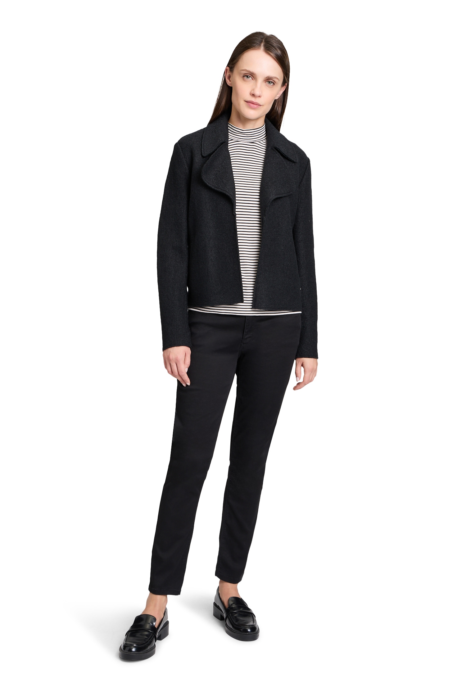 Betty&Co Jackenblazer »Casual-Jacke mit Kragen«