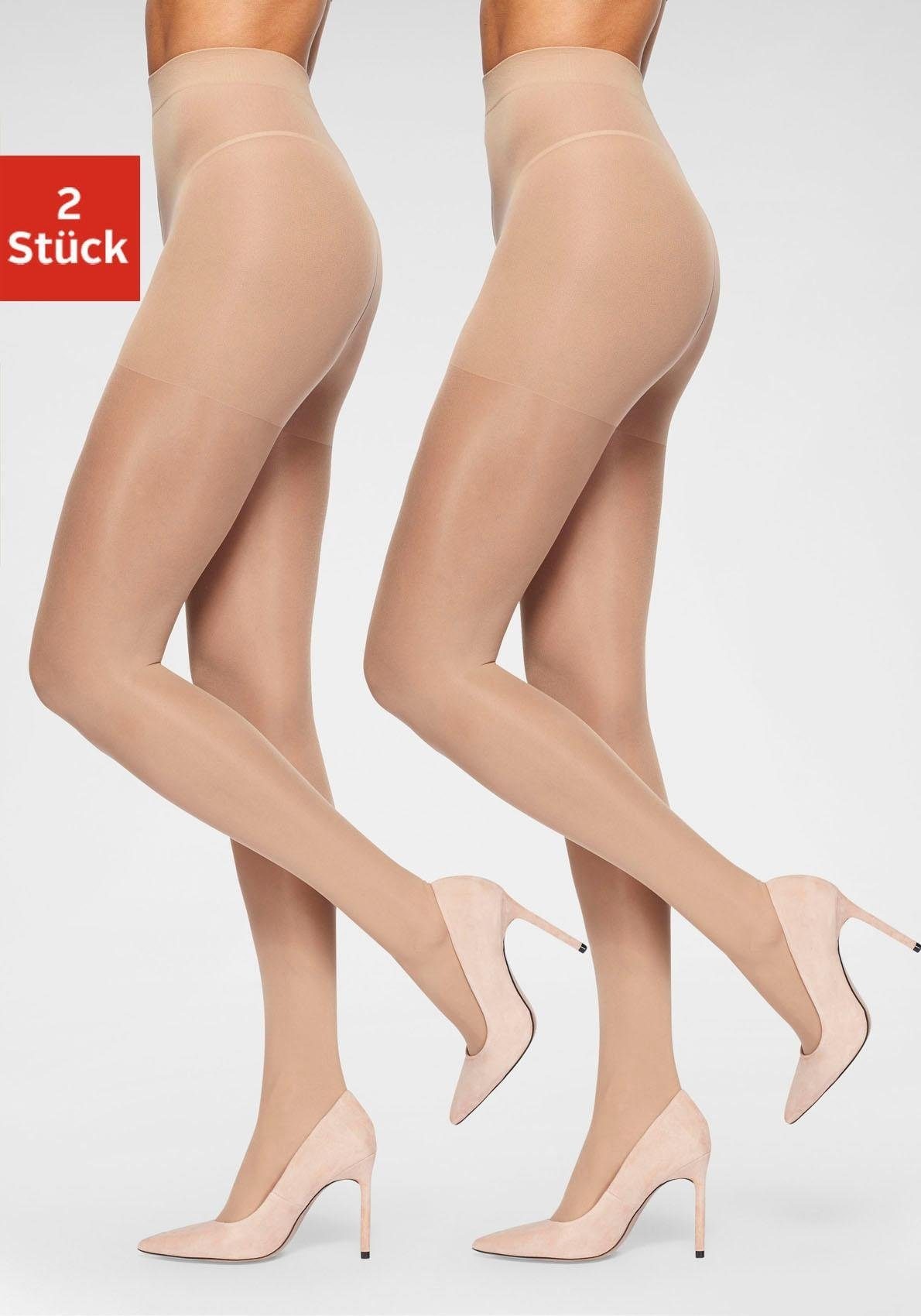 disée Stützstrumpfhose, 70 DEN, (Packung, 2 St.), mit verstärktem Höschenteil