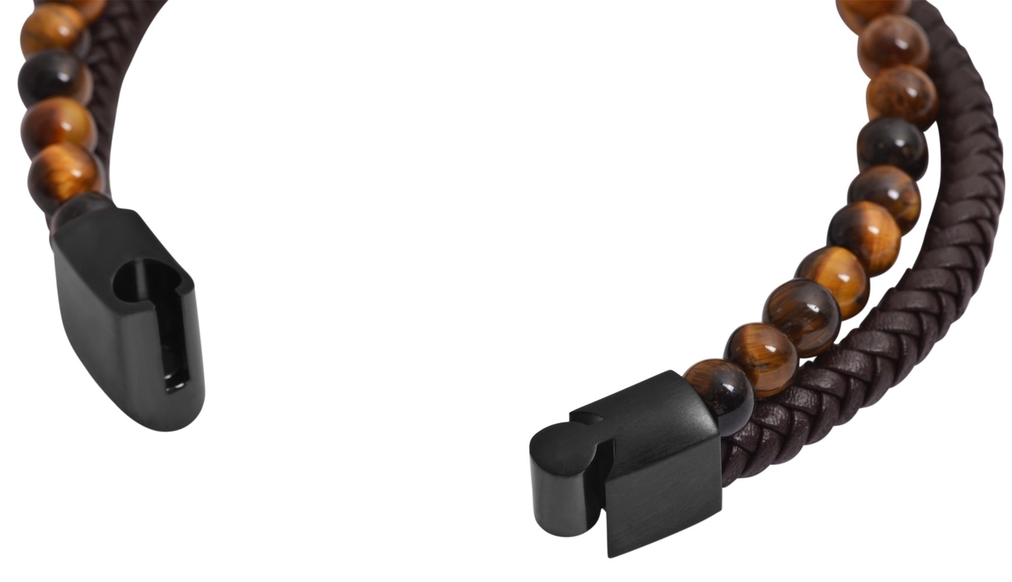 Adelia´s Armband »Unisex Armband ¿ Kugelarmband aus Leder mit Perle 23 cm«