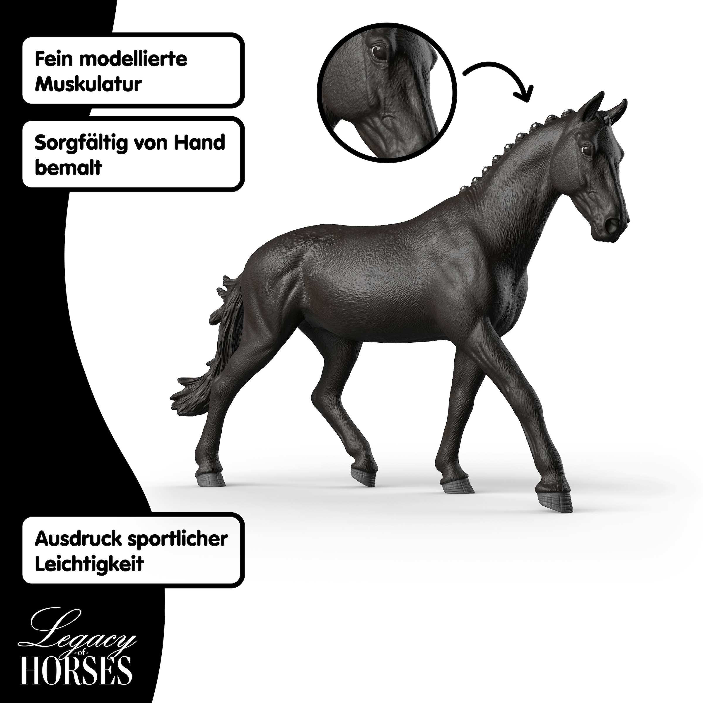Schleich® »Legacy of Horses, Sonata Trakehner Stute, 1:12 (72235)« Sammelfigur für Erwachsene, Höhe: ca. 18 cm