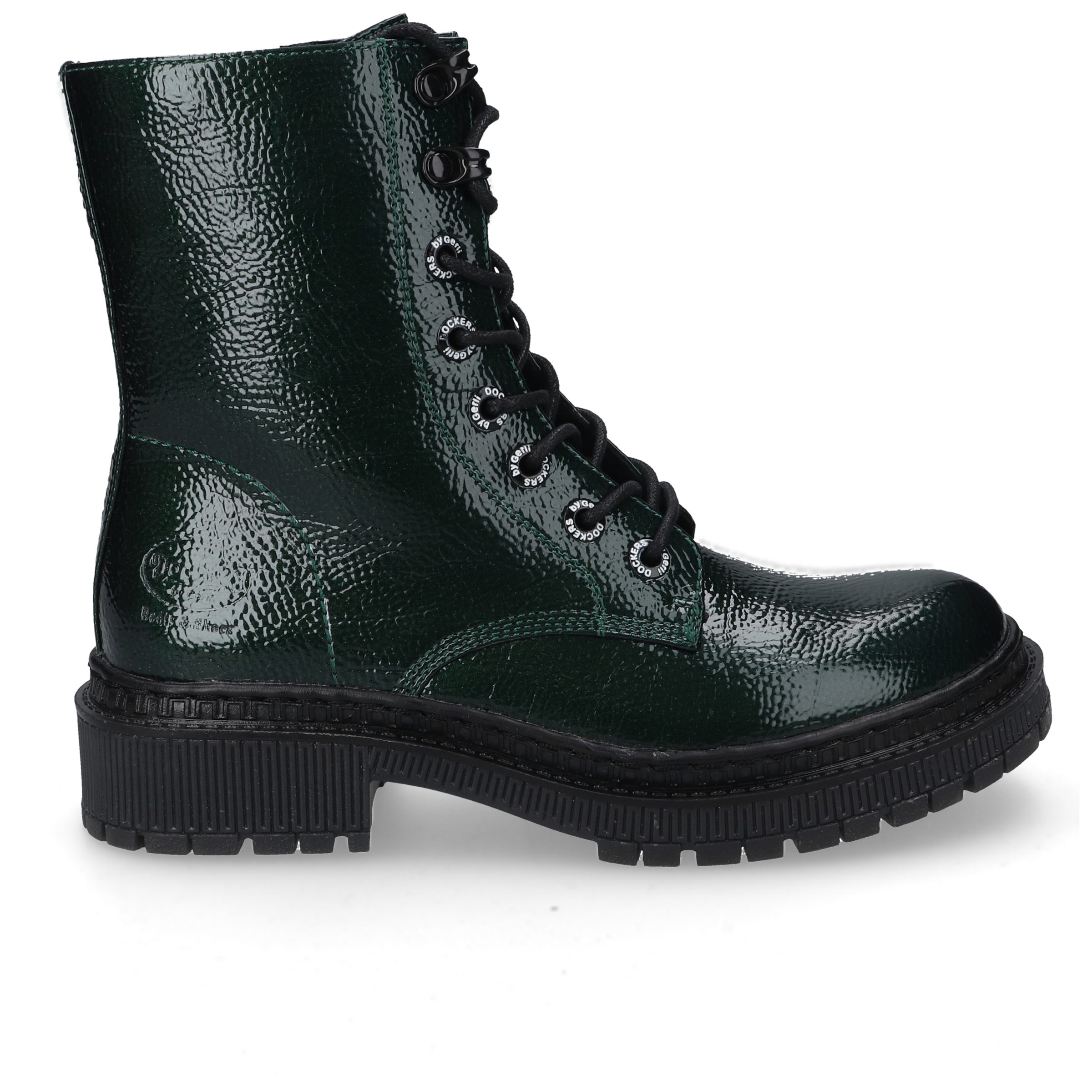 Dockers by Gerli Schnürboots  Biker Boots mit Reißverschluss