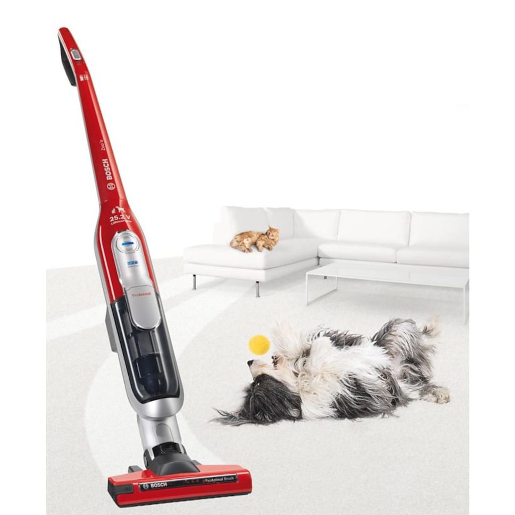 BOSCH Akku-Stielstaubsauger »Athlet ProAnimal BCH6ZOOO, 25.2 V, ideal für Tierhaare, freistehend«