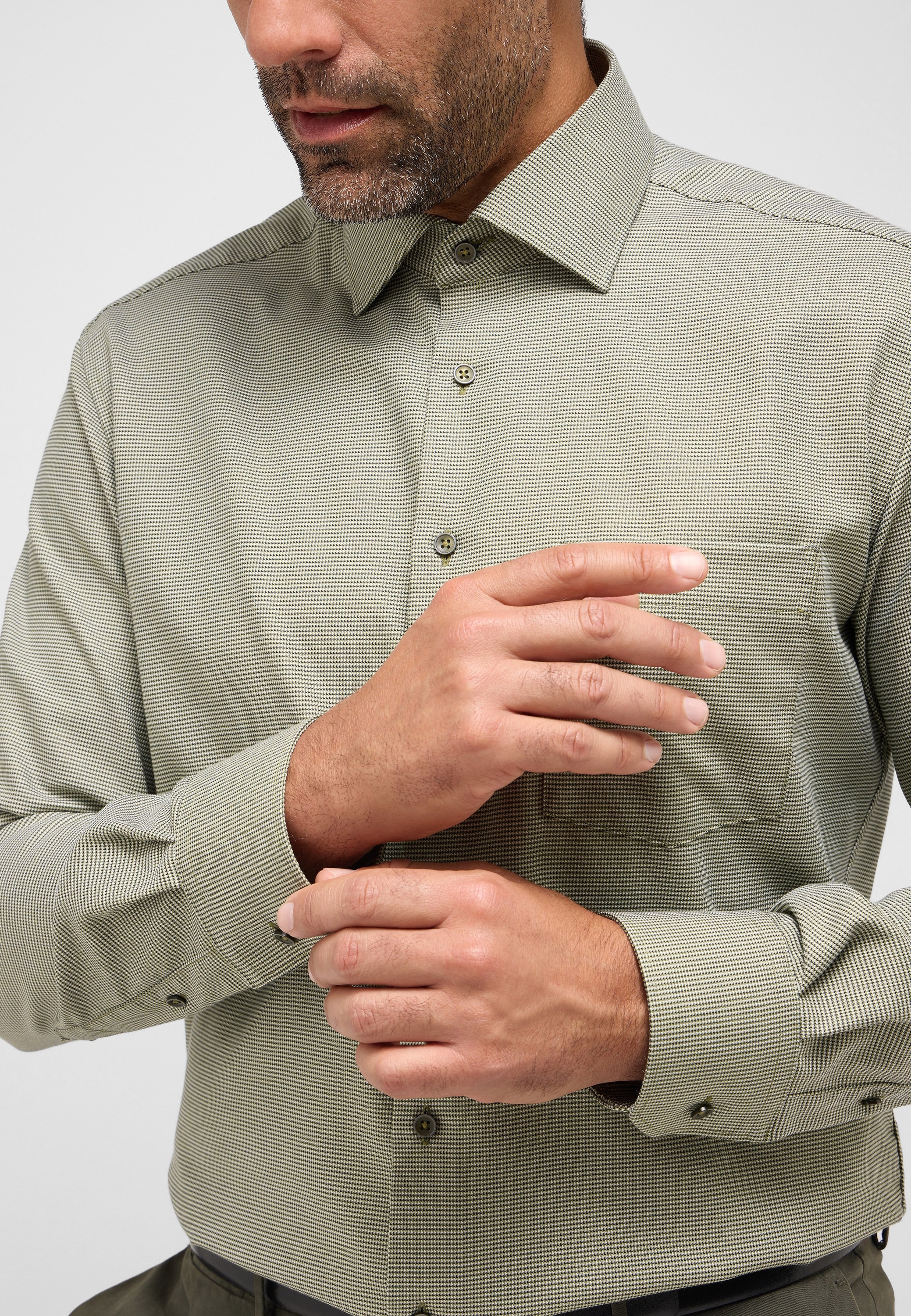 Eterna Langarmhemd »MODERN FIT«, NON IRON (bügelfrei)