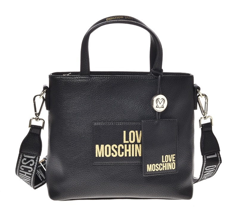 LOVE MOSCHINO Henkeltasche, Umhängeriemen mit Logo Schriftzug