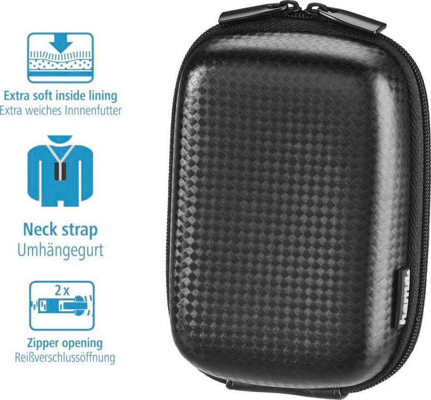 Hama Kameratasche »Hama Kameratasche "Hardcase Carbon Style", 60 L, Schwarz«