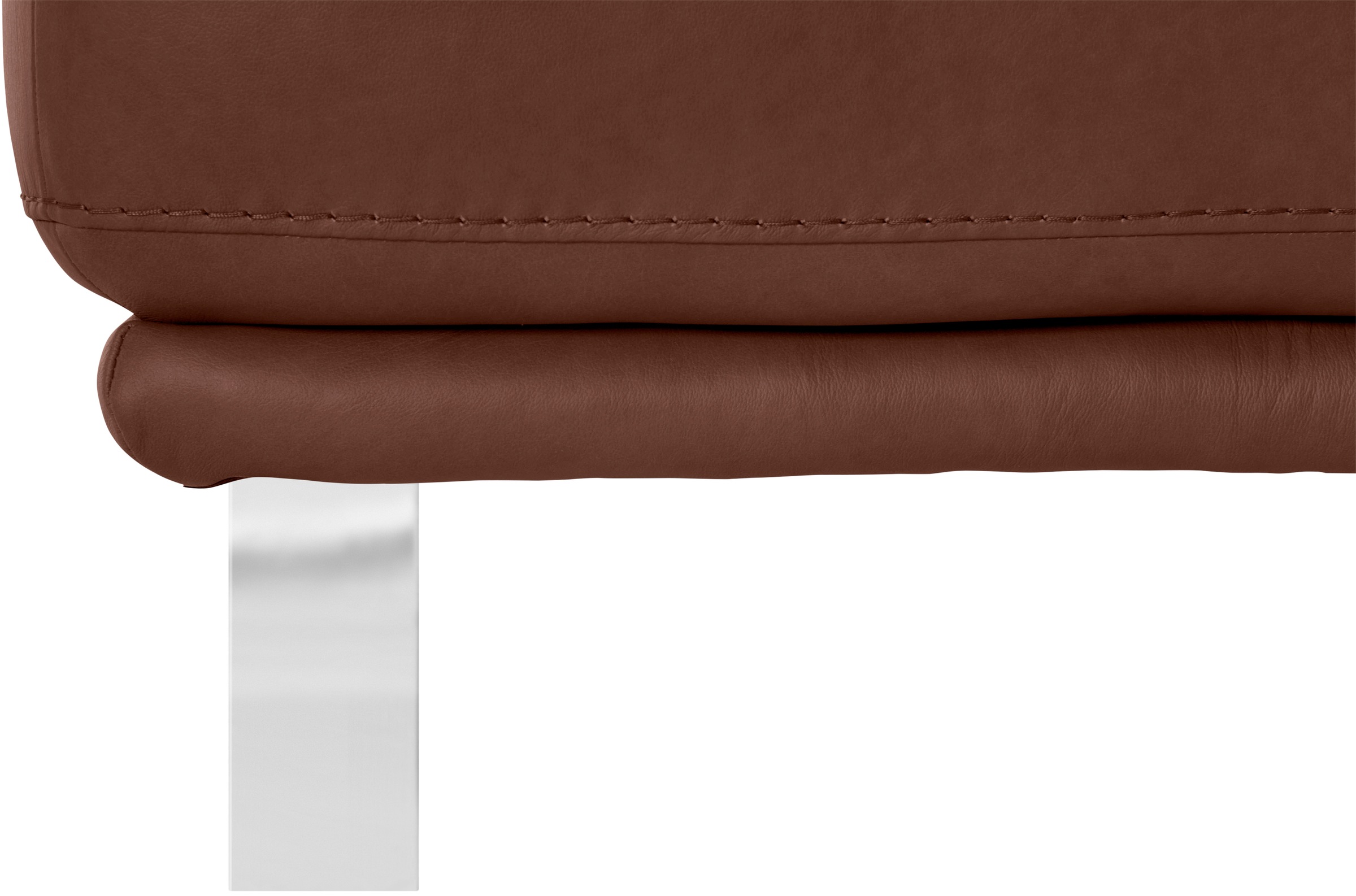 W.SCHILLIG Hocker »montanaa«, mit Metallkufen in Chrom glänzend, Breite 71 cm