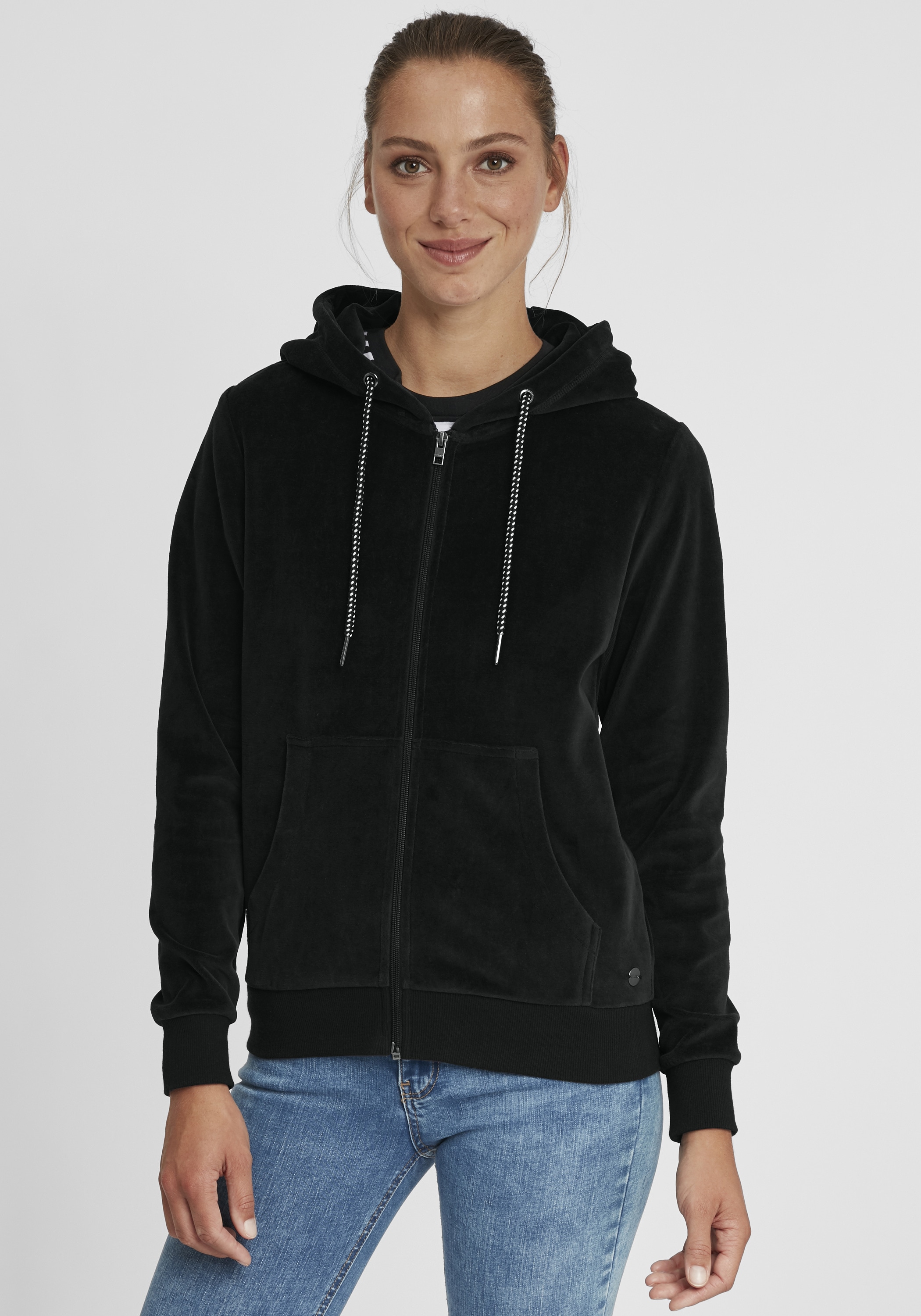 OXMO Kapuzensweatjacke »Kapuzensweatjacke OXVicky«