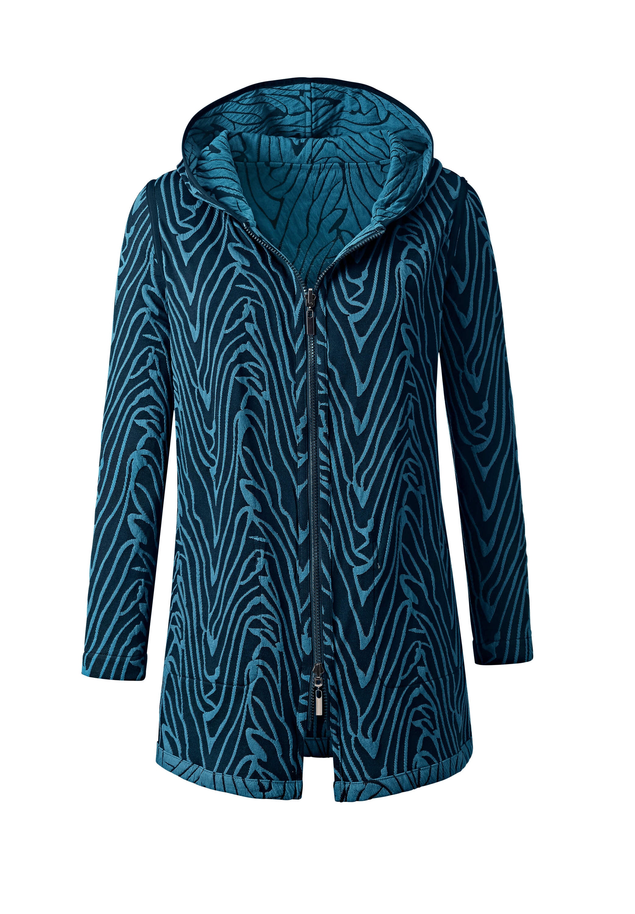 creation L Shirtjacke »Wende-Shirtjacke Shirtjacke mit Wendefunktion«