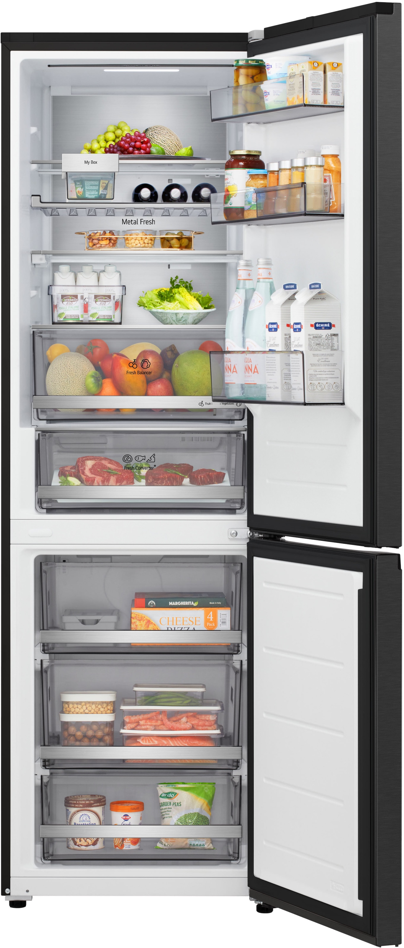 LG Kühl-/Gefrierkombination Serie 7 »GBBS716AEV« 186 cm hoch 59,7 cm breit Vollintegrierbarer Kühlschrank dank frontaler Luftzufuhr und Abluft