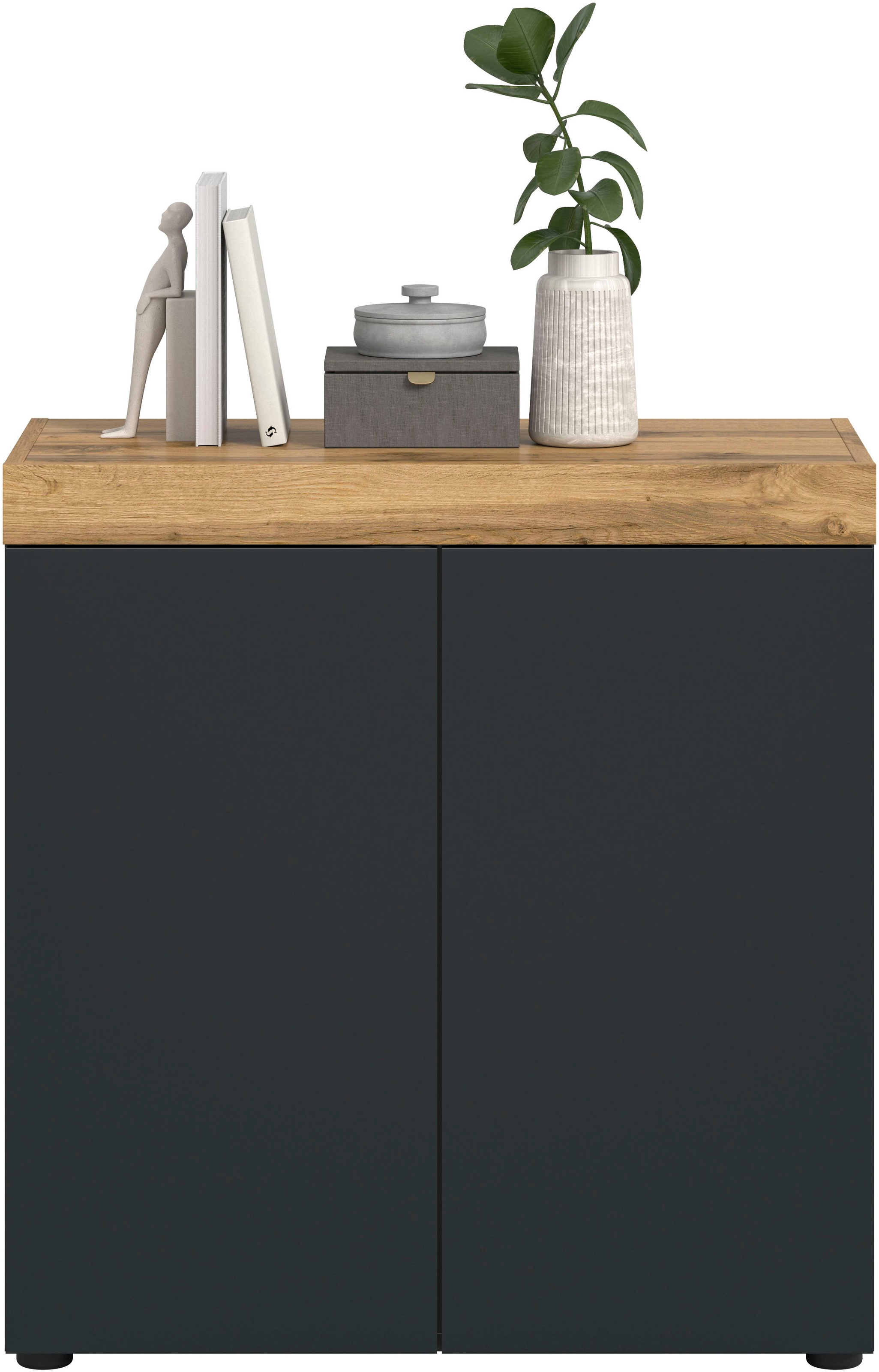 OTTO home Kommode »MAMBO, TOPSELLER!, Breite 77 cm, 2 Türen, 2 Einlegeböden« 1 Stk. tlg. Kommode, Anrichte, Wohnzimmer, Schlafzimmer