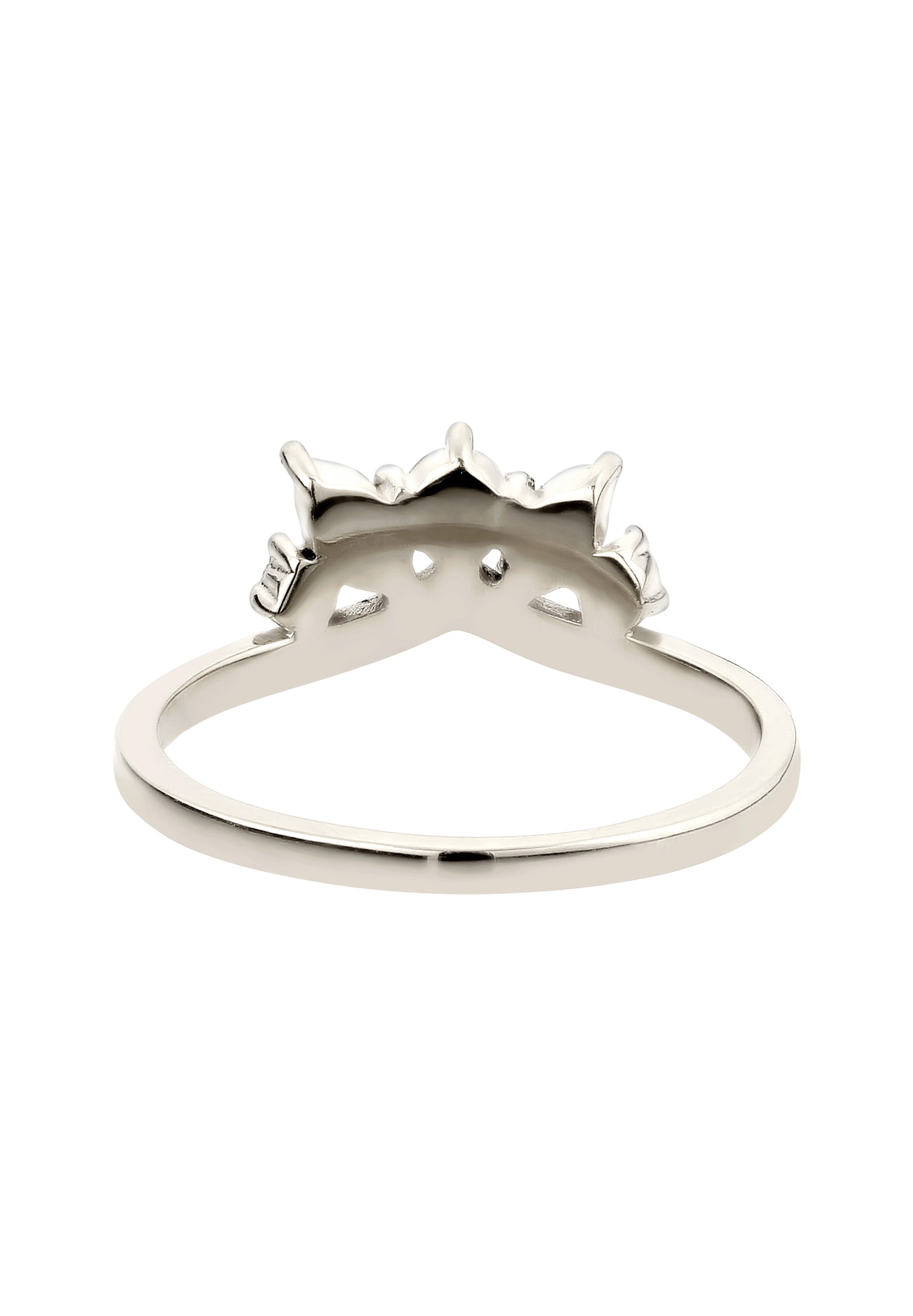 Elli Silberring »Ring Krone mit Kristallen von Swarovski® 925 Sterling Silber«