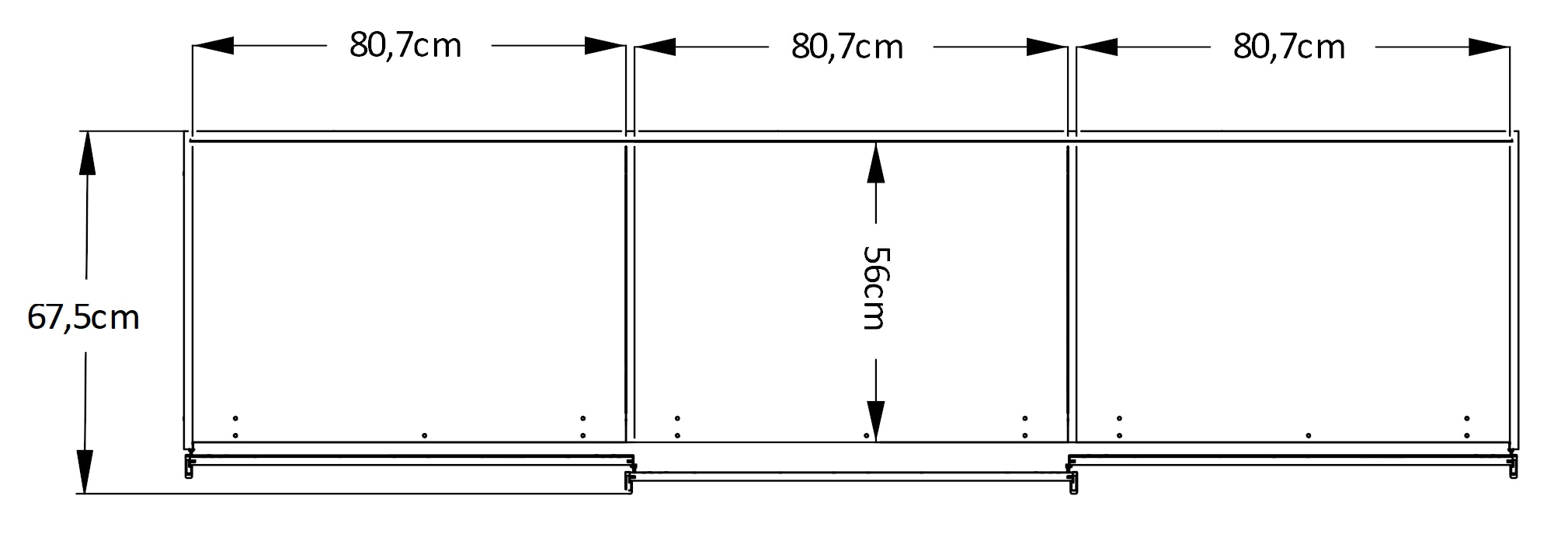 STAUD Schwebetürenschrank »Sinfonie Plus, edles Design in hochwertiger Qualität, Made in Germany« Mit Spiegeltür und vier verschiedenen Ausstattungsvarianten