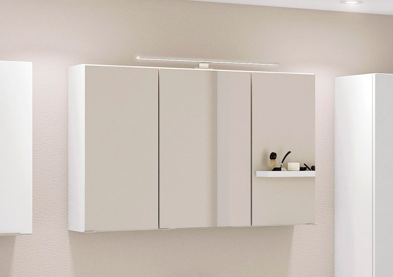 welltime Spiegelschrank »Matera« Breite 100 cm, mit 6 verstellbaren Glasböden